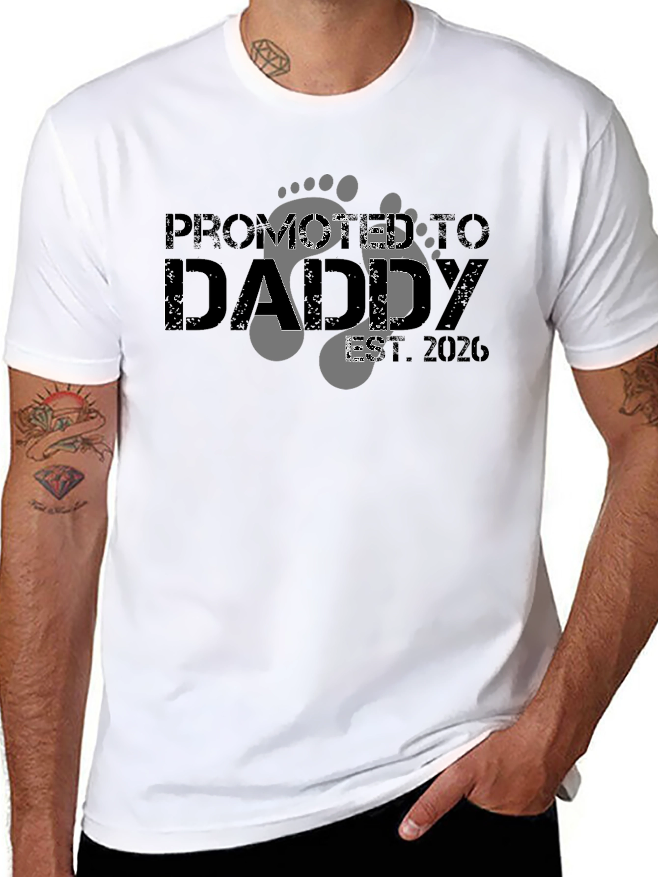 Promoted to Daddy Est. 2026 T-Shirt