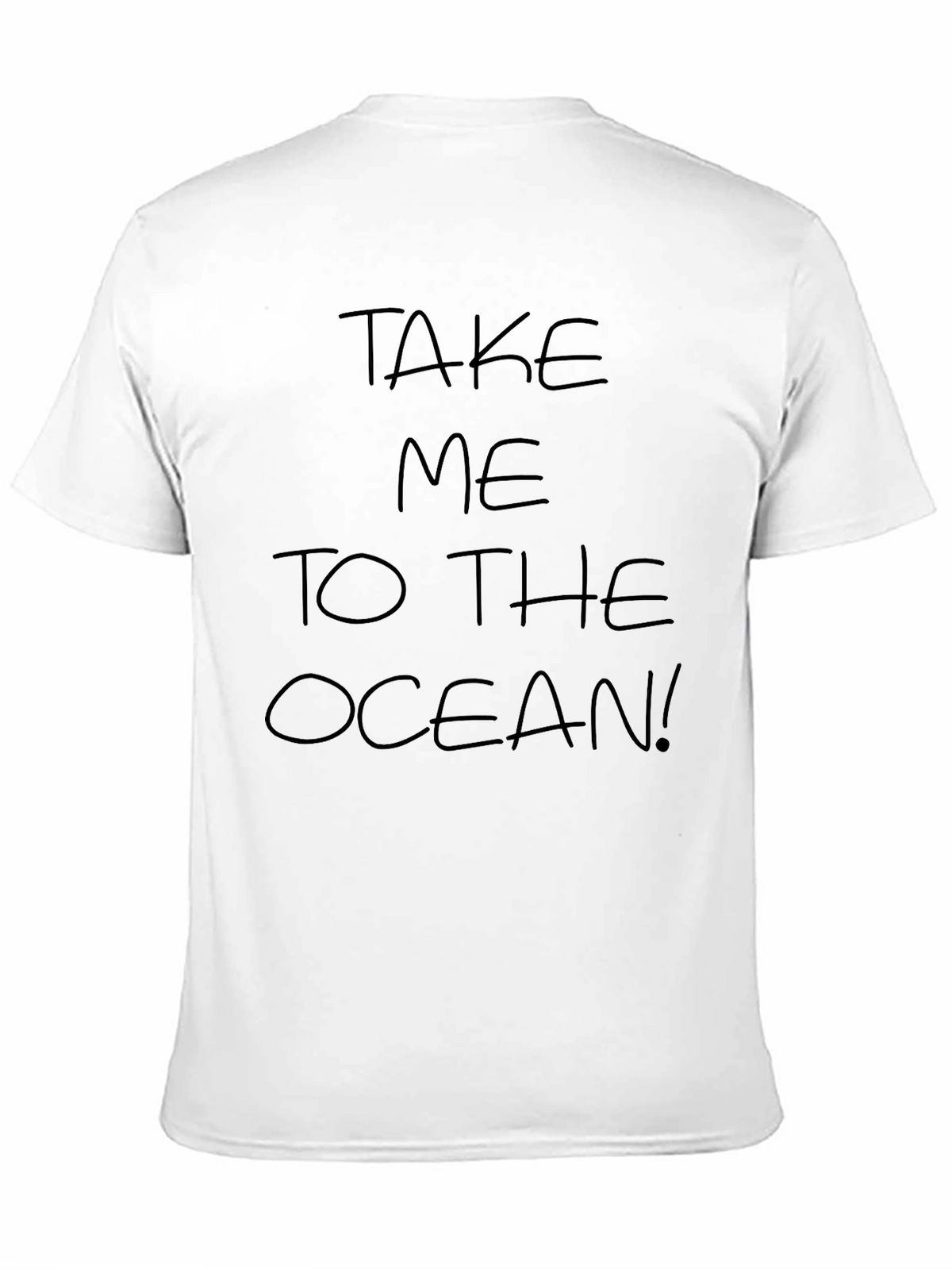 Take Me to the Ocean Black Graphic Tee