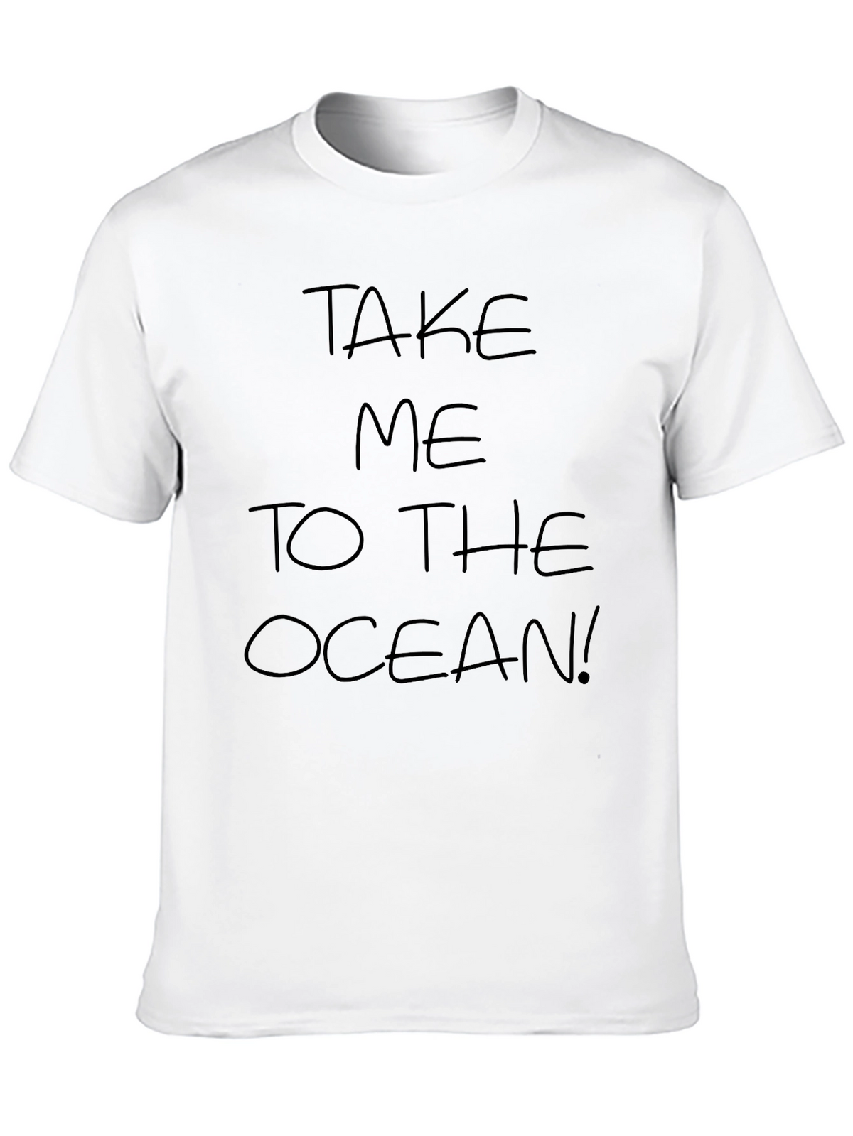 Take Me to the Ocean Black Graphic Tee