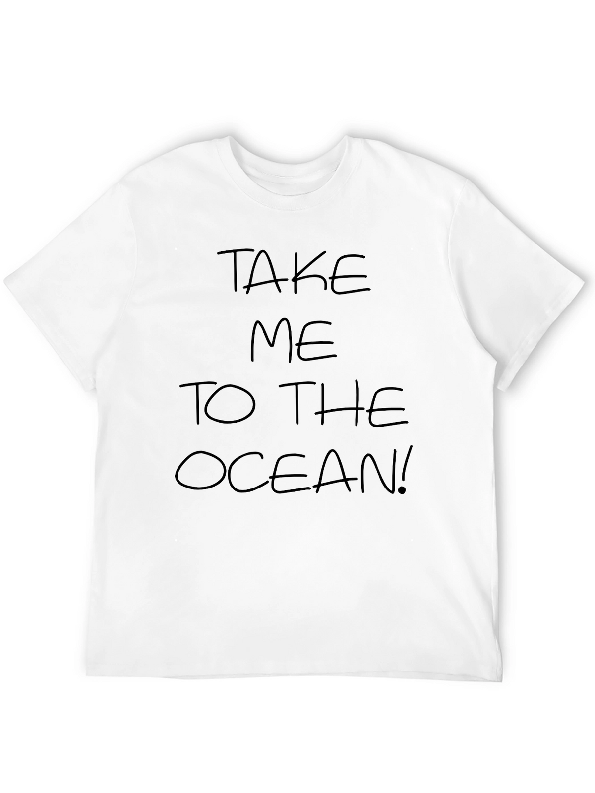 Take Me to the Ocean Black Graphic Tee