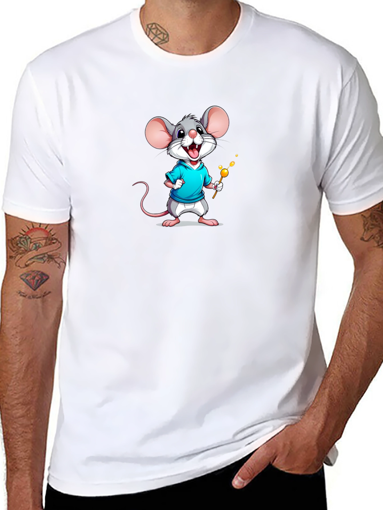Cartoon Mouse T-Shirt - Whimsical & Fun!