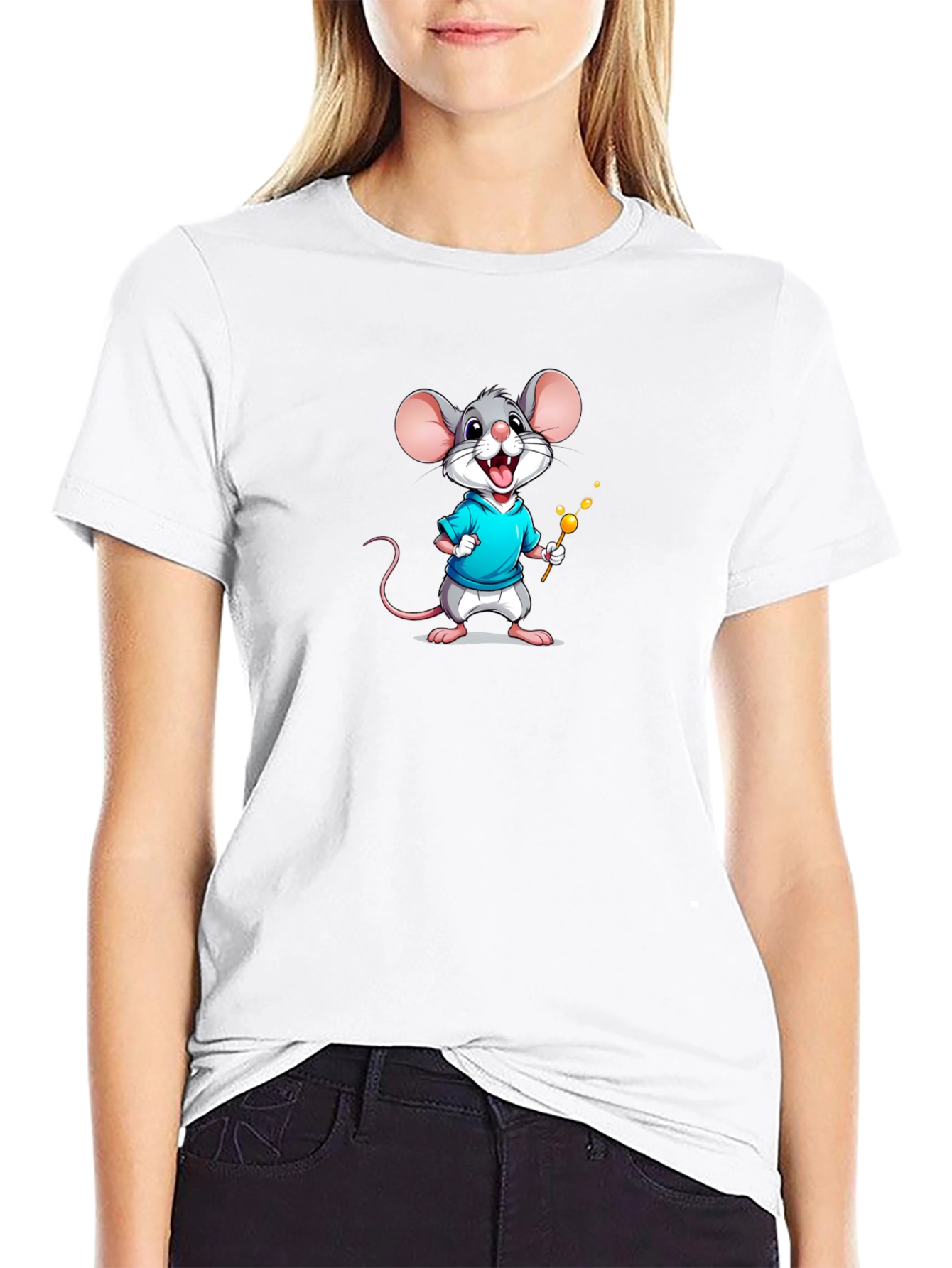 Cartoon Mouse T-Shirt - Whimsical & Fun!