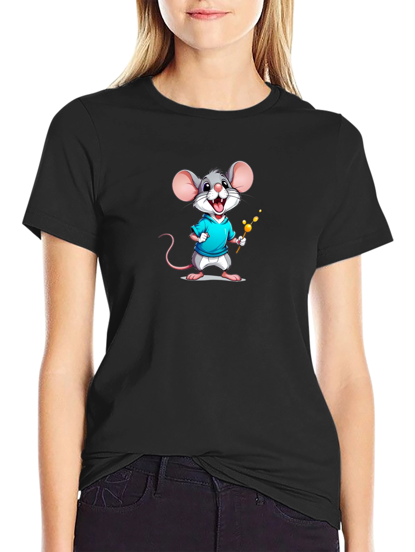 Cartoon Mouse T-Shirt - Whimsical & Fun!