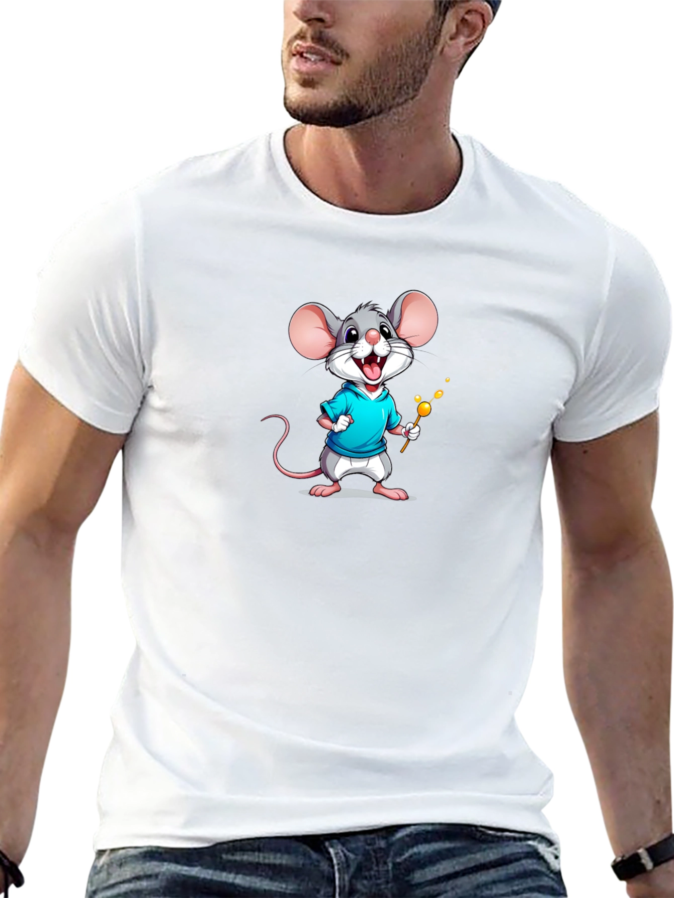 Cartoon Mouse T-Shirt - Whimsical & Fun!