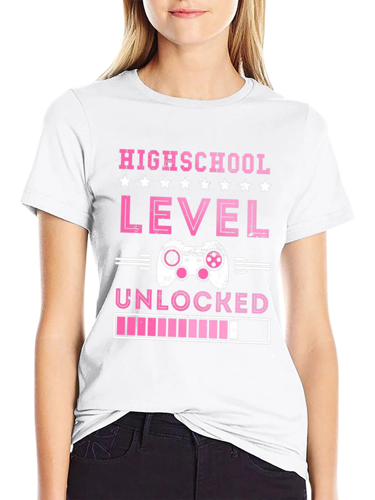 High School Level Unlocked Gamer T-Shirt