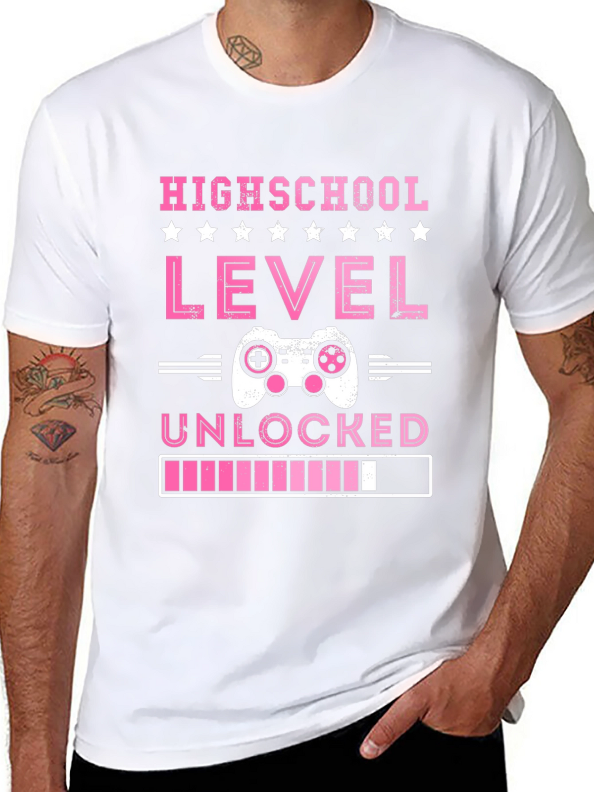 High School Level Unlocked Gamer T-Shirt