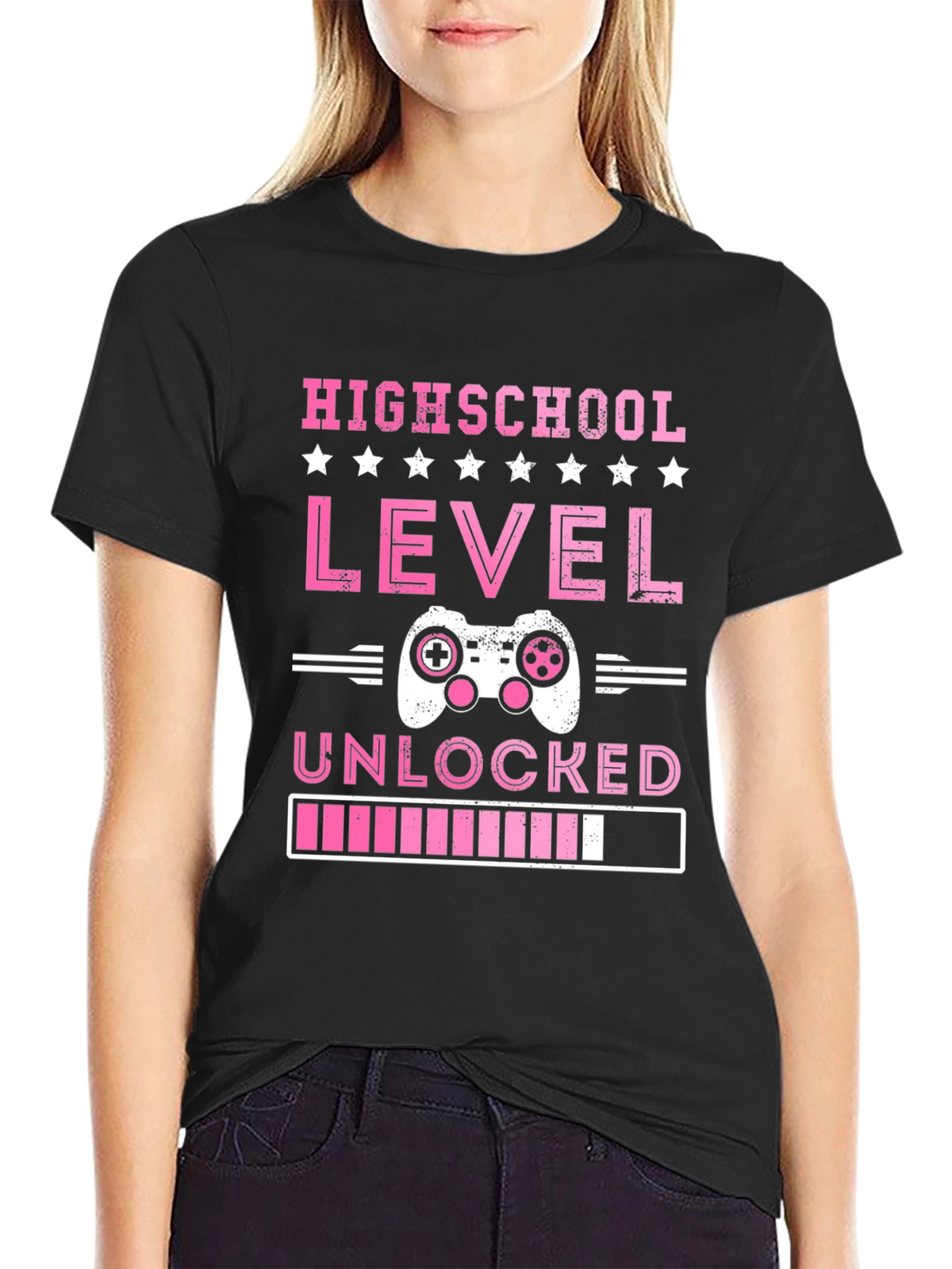 High School Level Unlocked Gamer T-Shirt