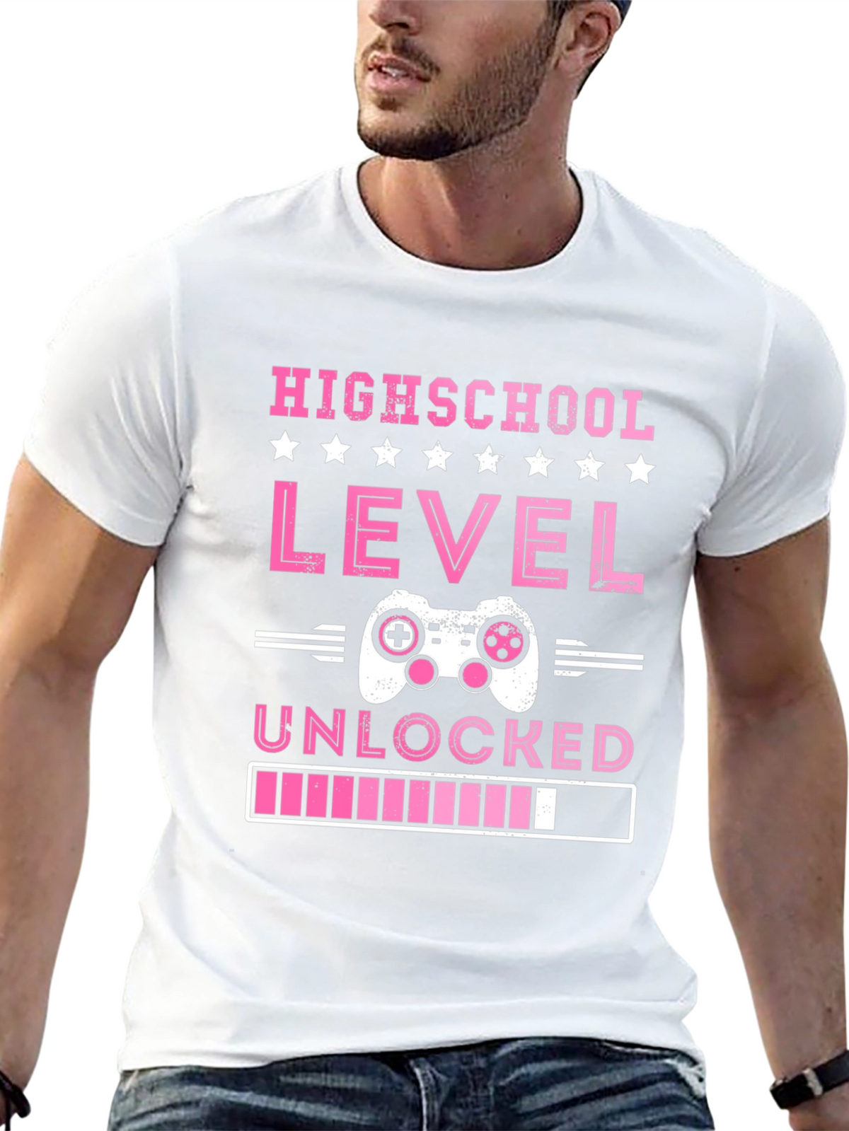 High School Level Unlocked Gamer T-Shirt