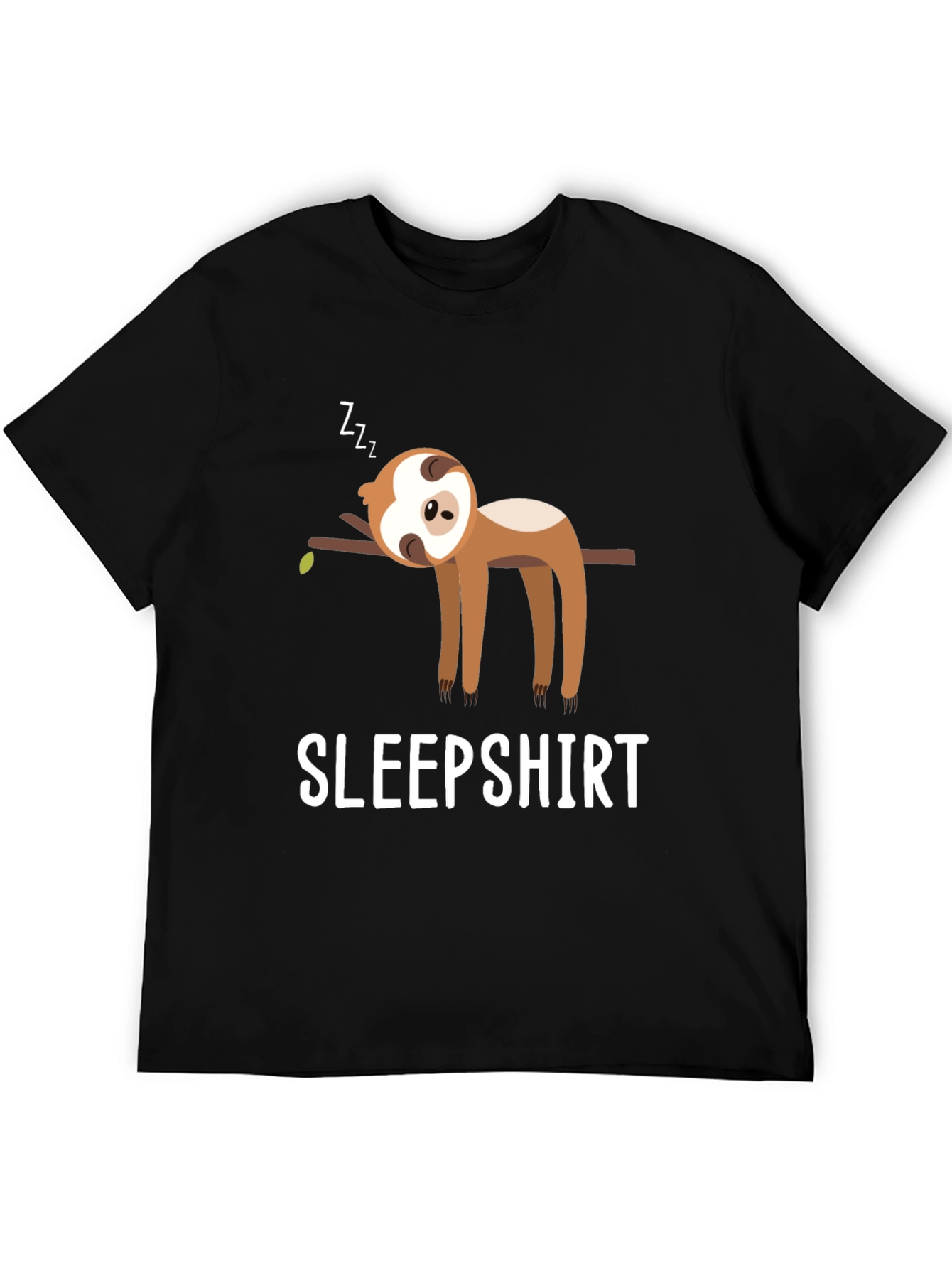 Sleepshirt Sloth Graphic Tee - Soft & Comfy