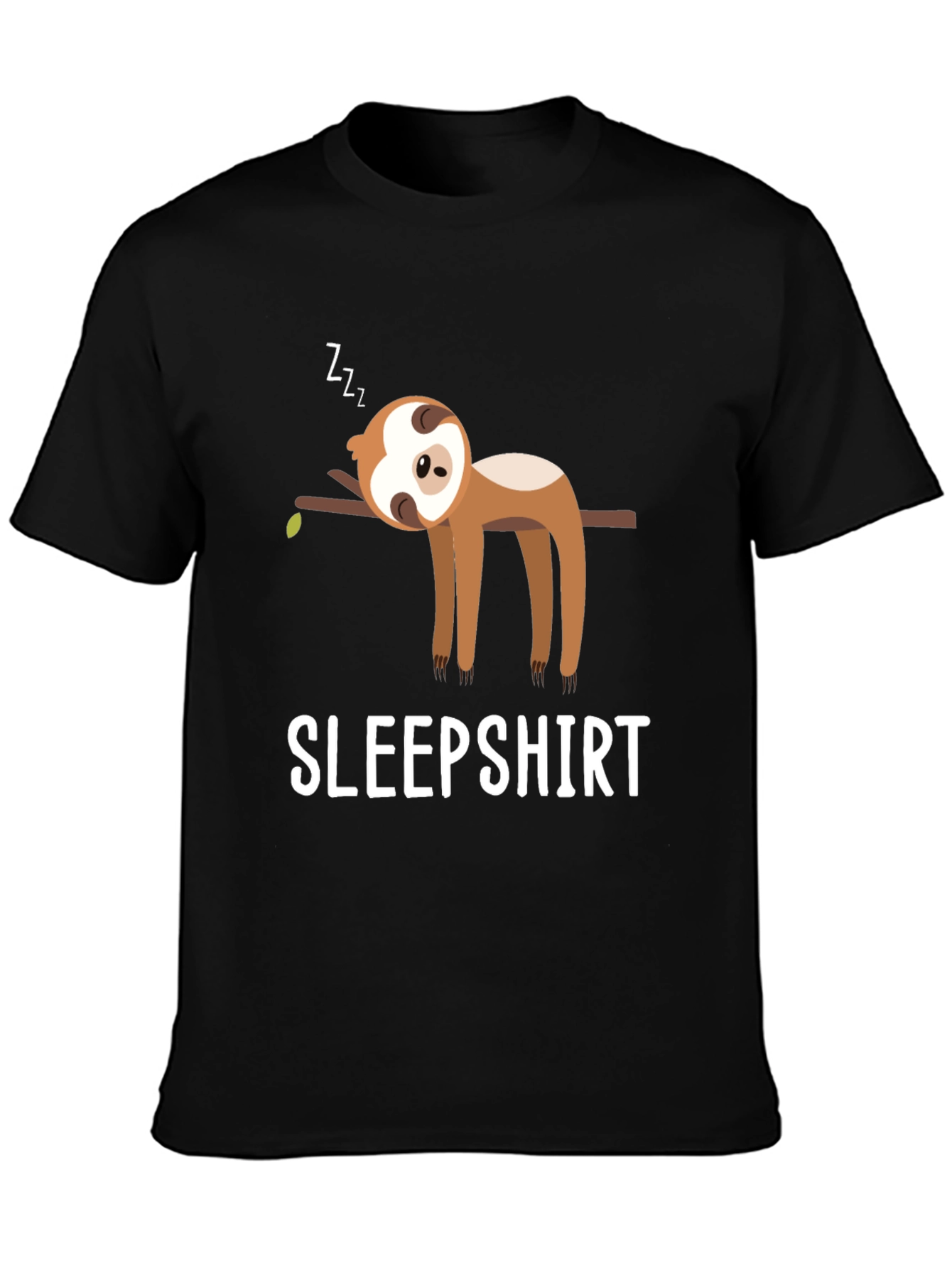 Sleepshirt Sloth Graphic Tee - Soft & Comfy
