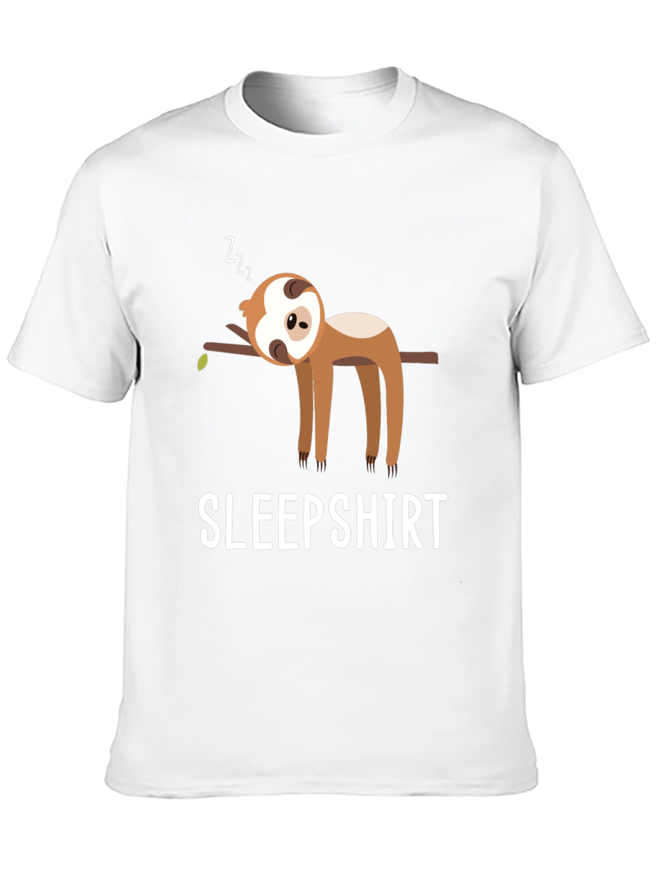 Sleepshirt Sloth Graphic Tee - Soft & Comfy