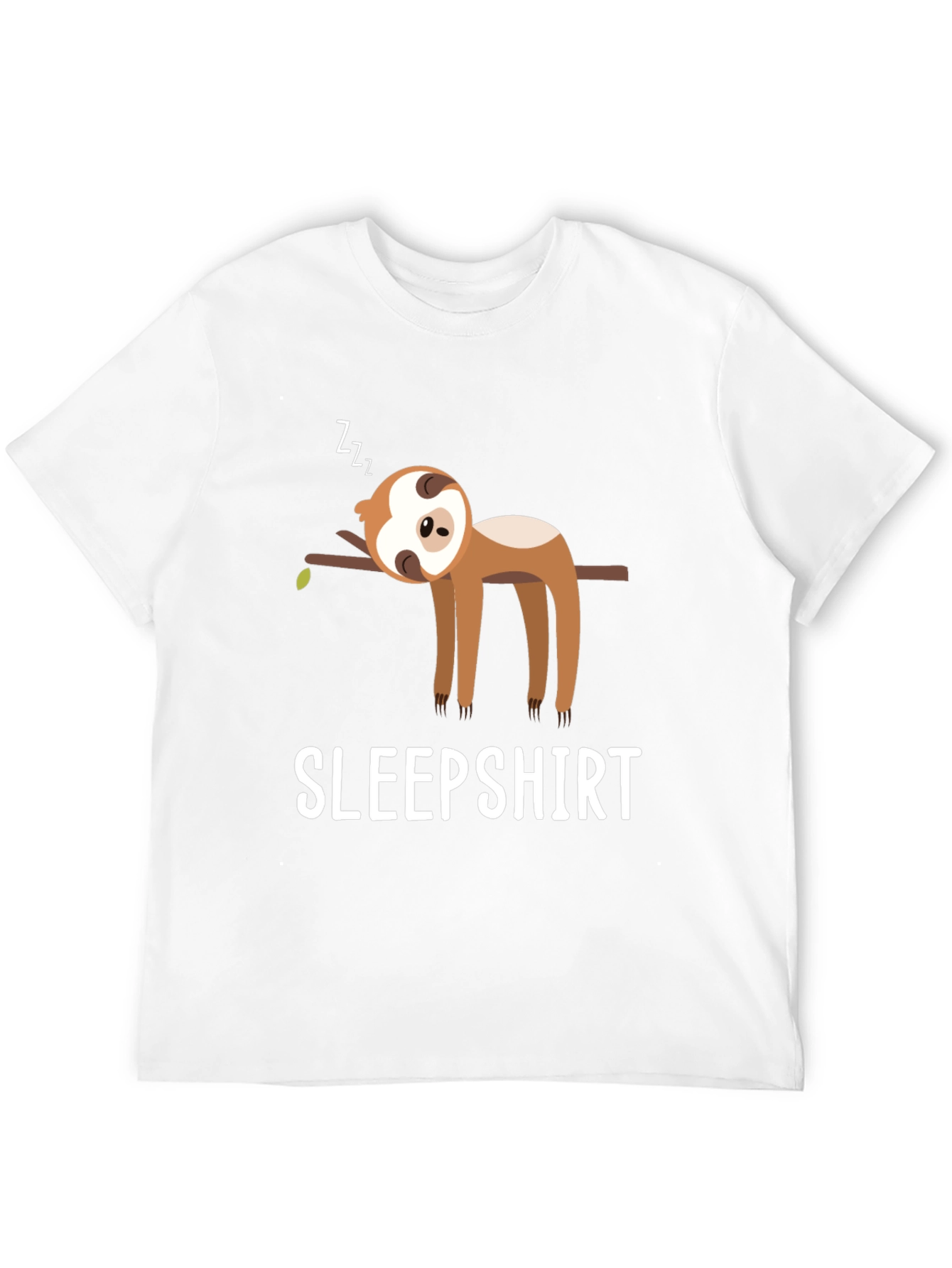 Sleepshirt Sloth Graphic Tee - Soft & Comfy