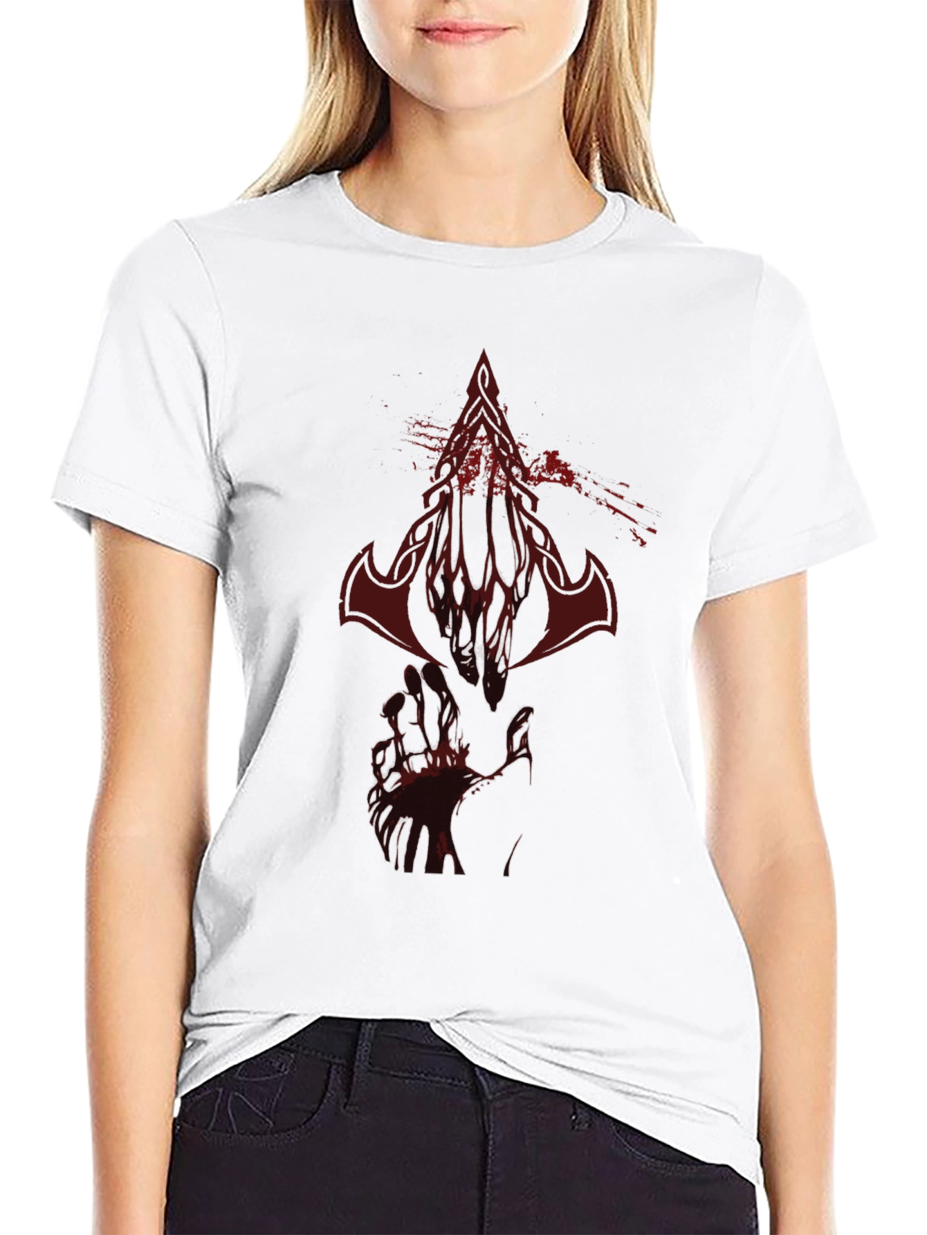 Bloody Logo Graphic Print T-Shirt