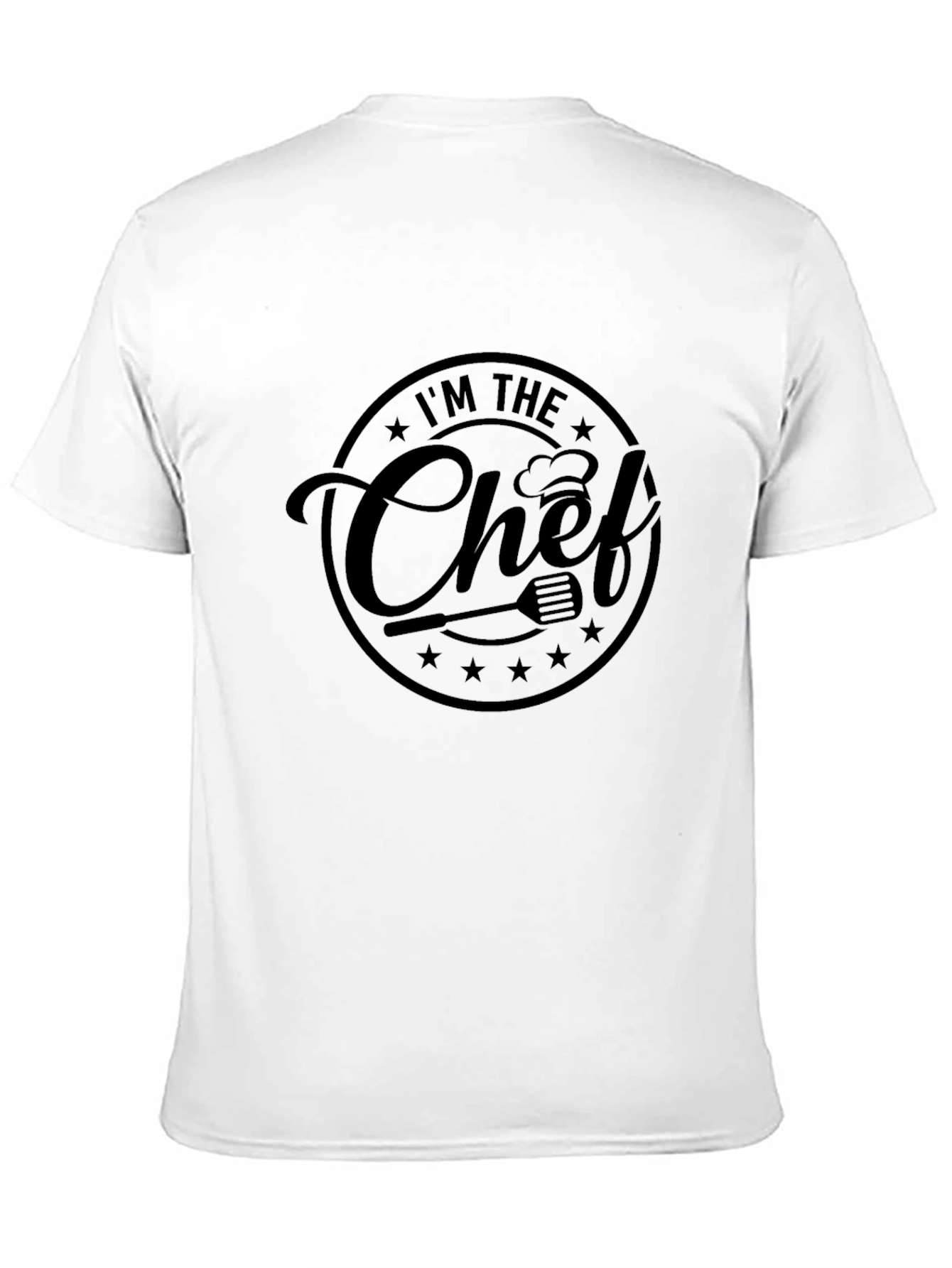 Im The Chef Graphic T-Shirt - Black Crew Neck