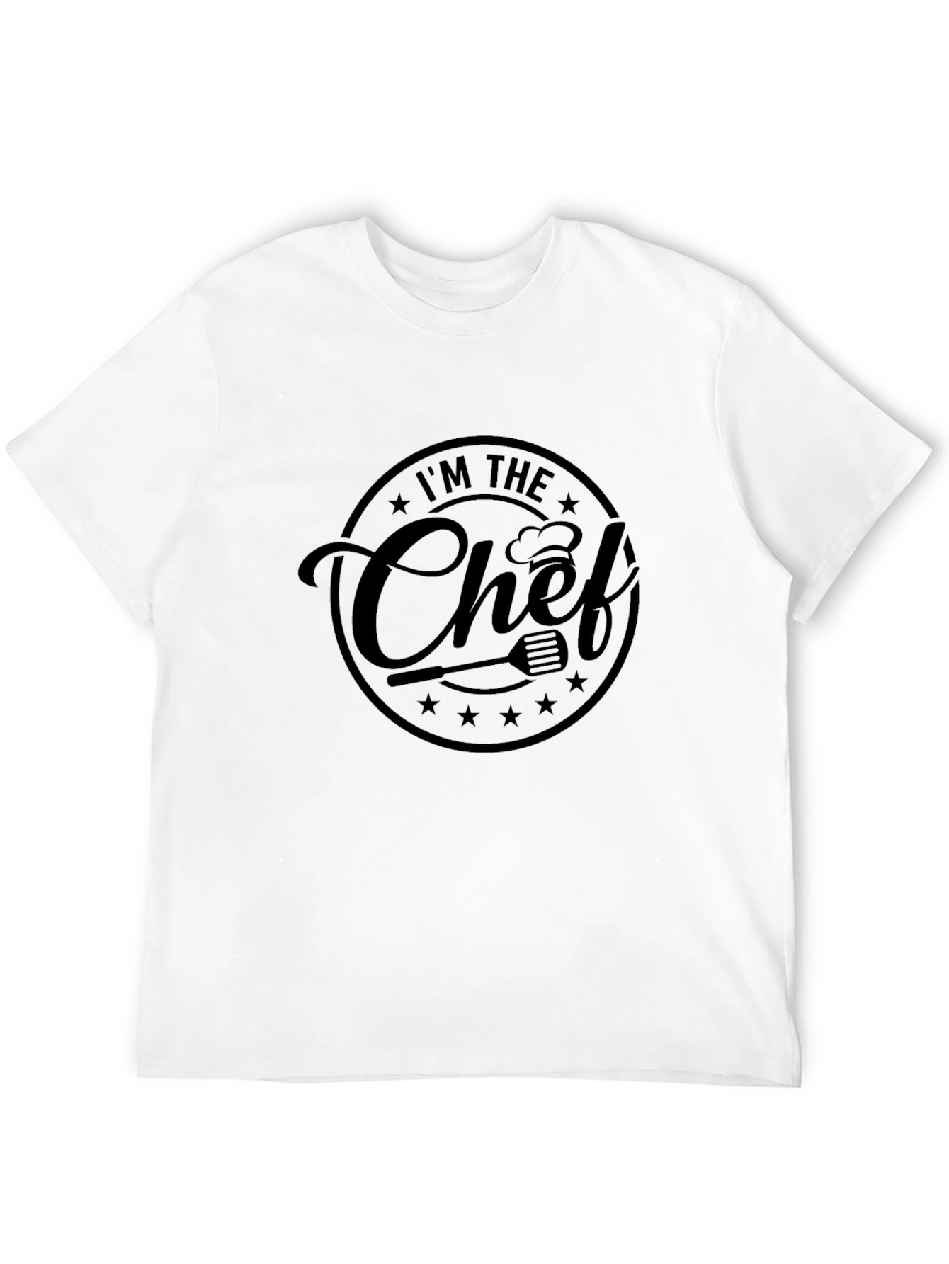 Im The Chef Graphic T-Shirt - Black Crew Neck