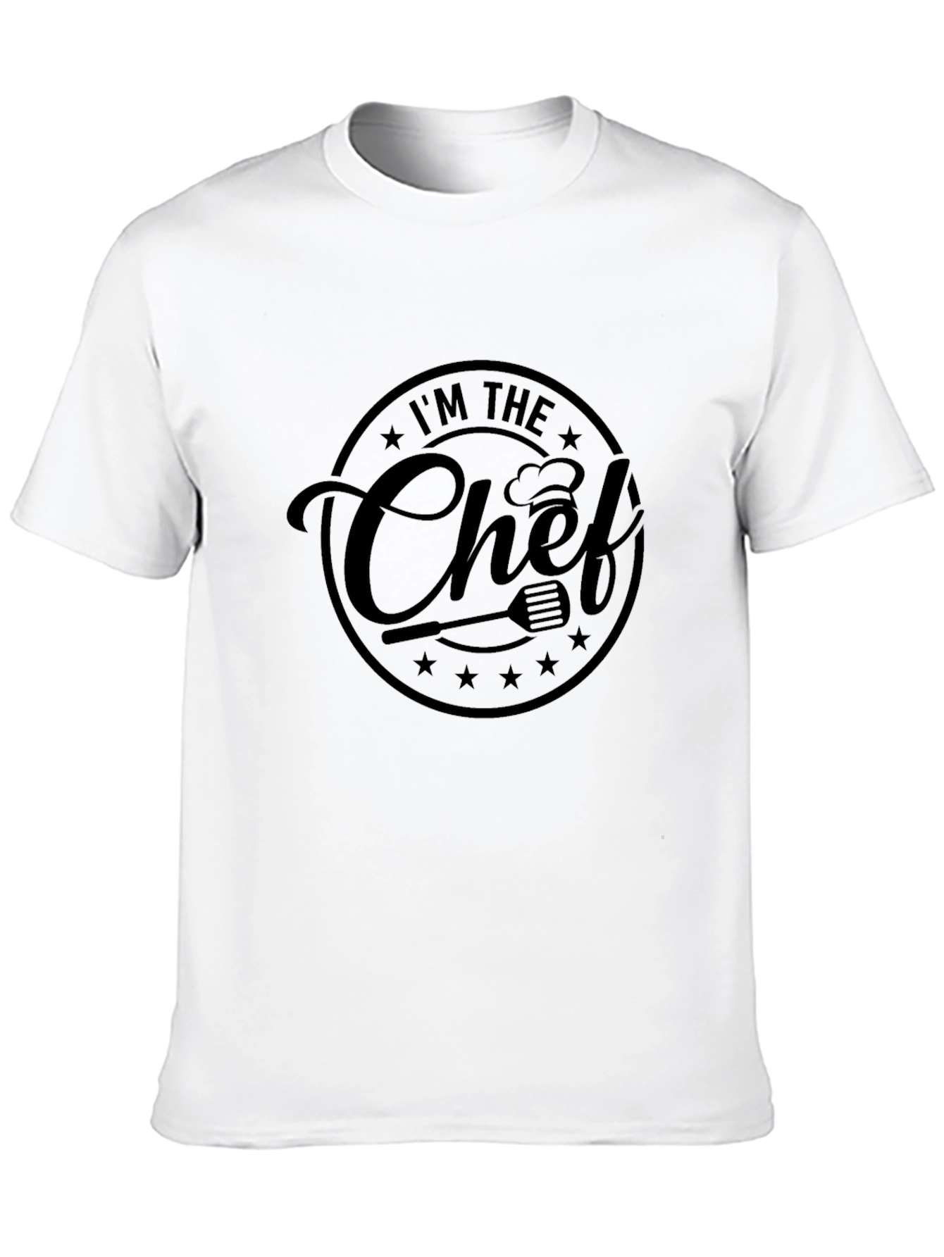 Im The Chef Graphic T-Shirt - Black Crew Neck