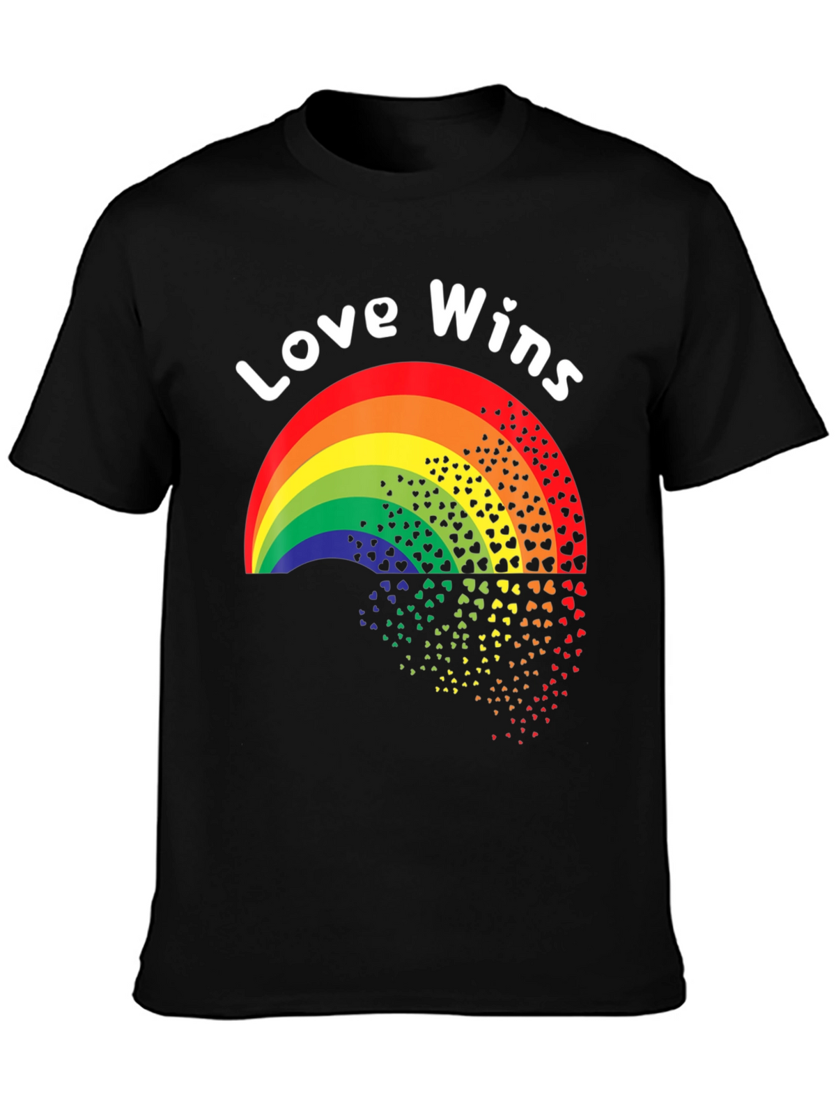 Love Wins Rainbow Heart T-Shirt