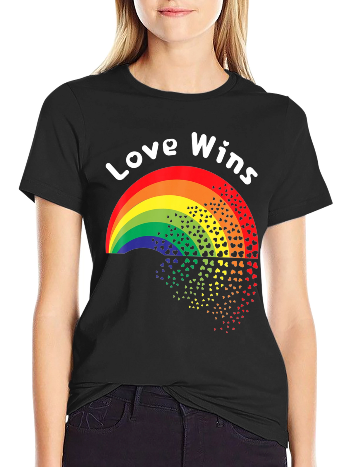 Love Wins Rainbow Heart T-Shirt