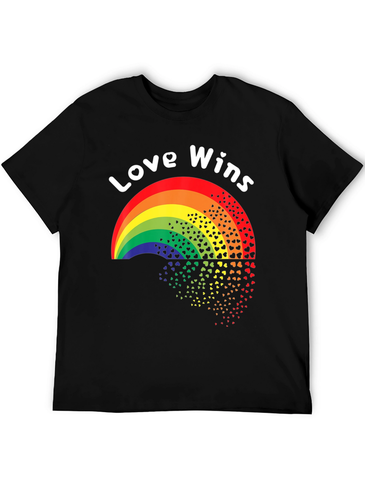 Love Wins Rainbow Heart T-Shirt