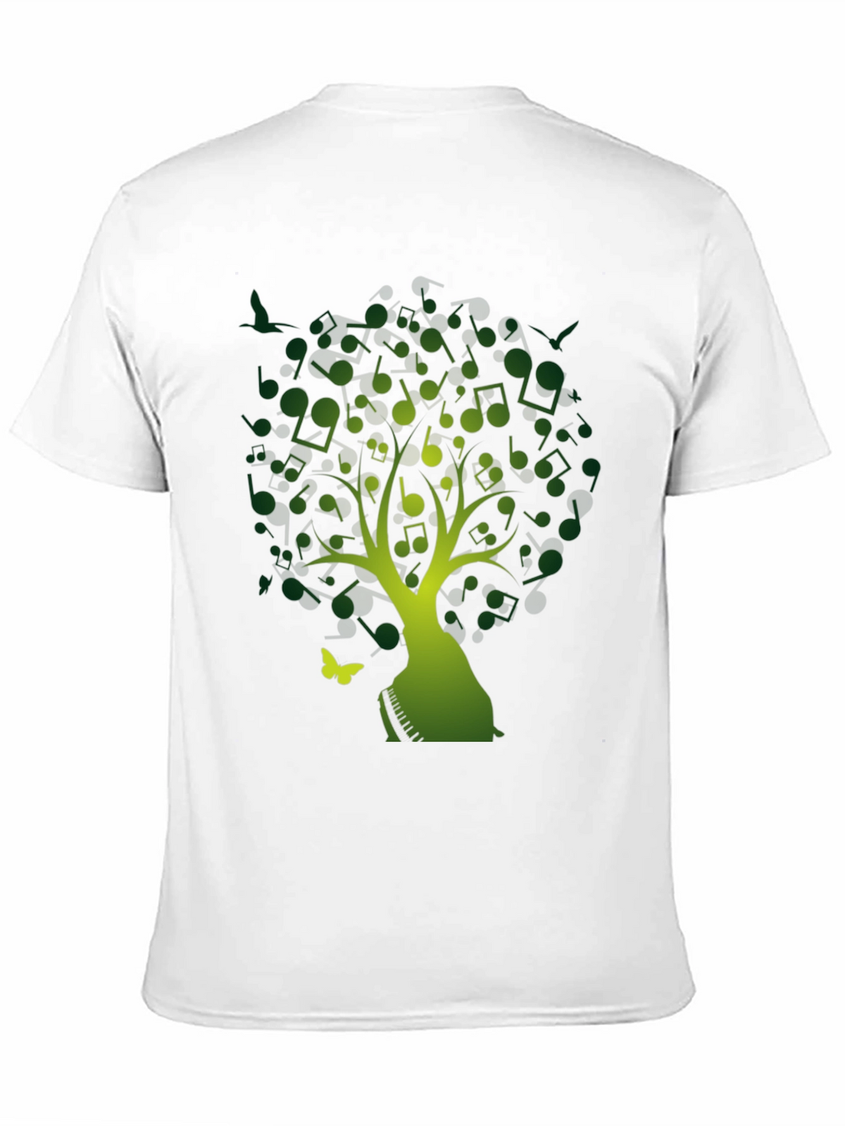 Musical Tree T-Shirt - Nature Inspired Tee