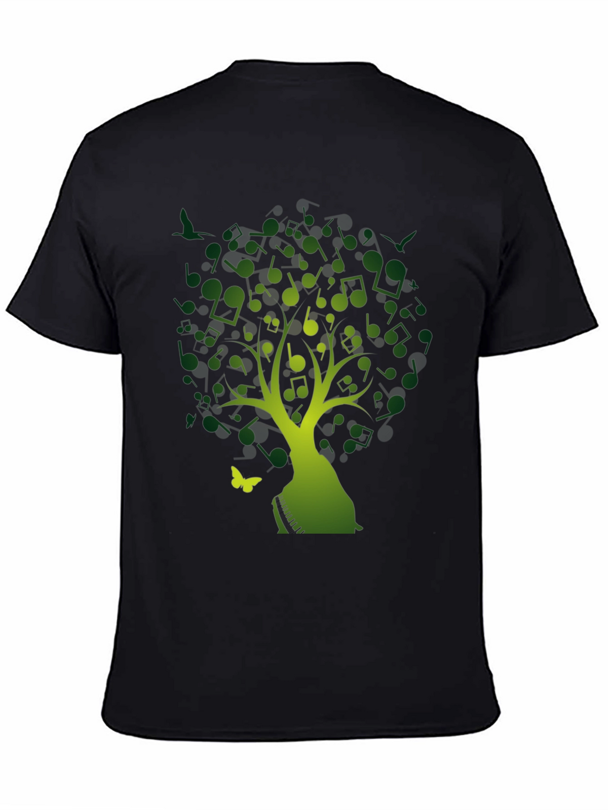 Musical Tree T-Shirt - Nature Inspired Tee