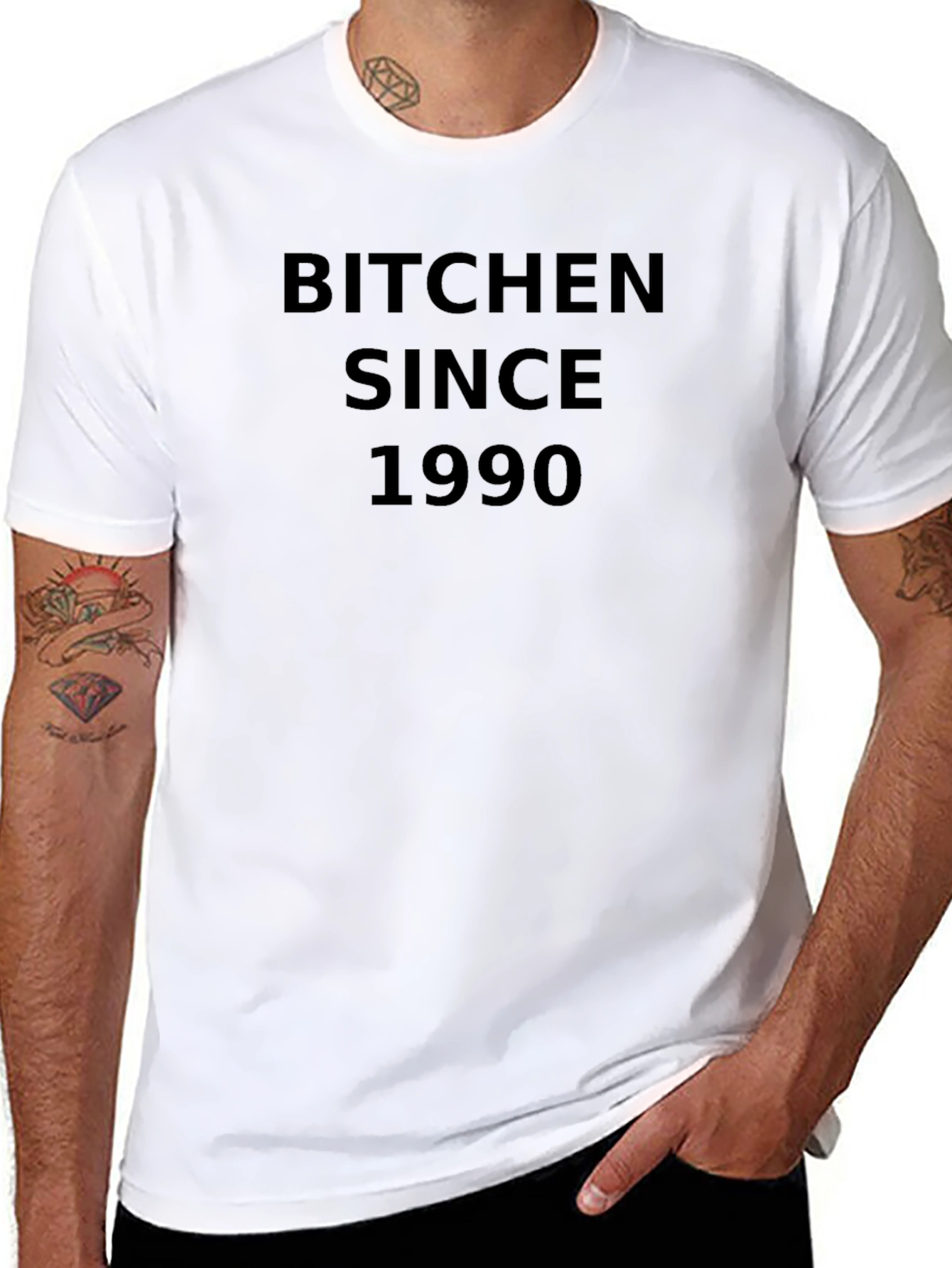 Bitchen Since 1990 Black Graphic Tee