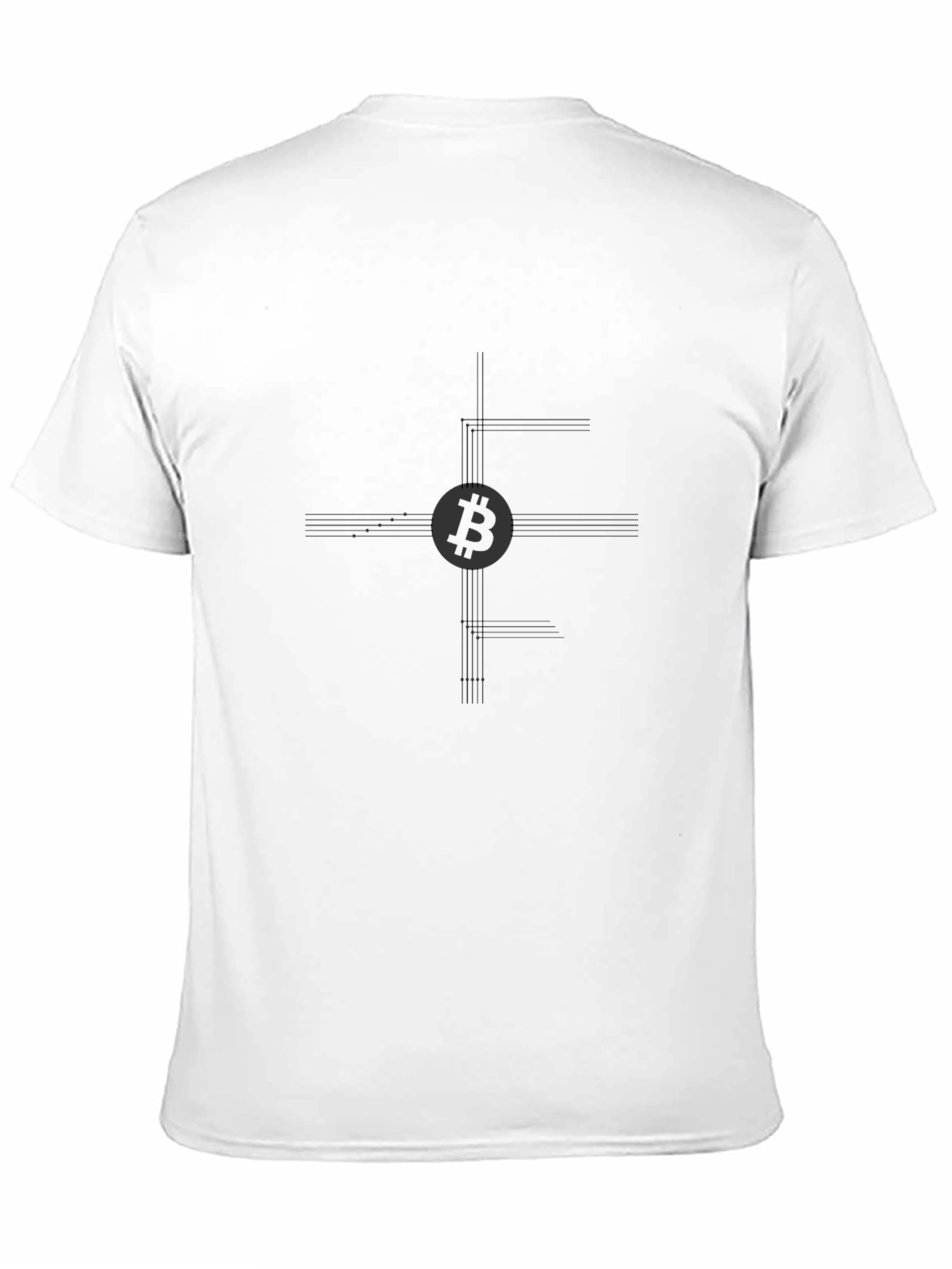 Bitcoin Circuit Black T-Shirt