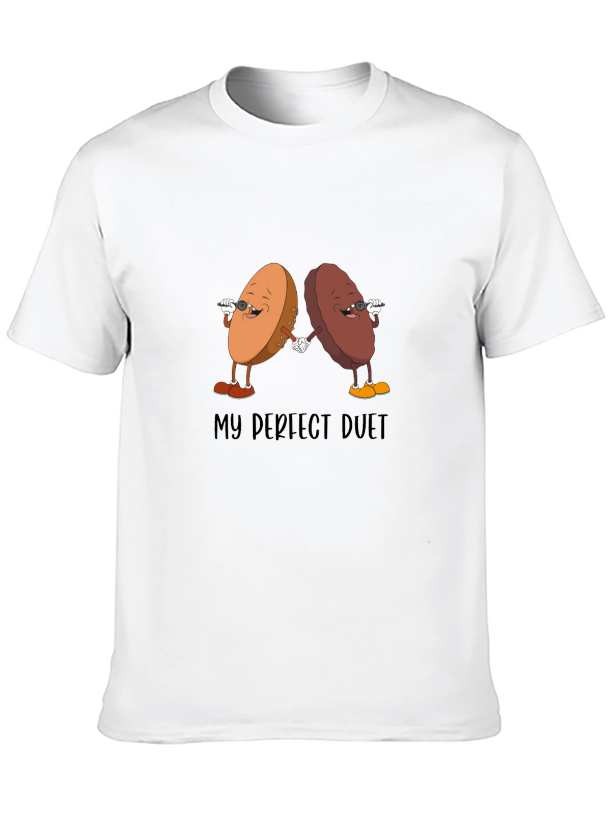 Perfect Duet Graphic T-Shirt - Unique Design