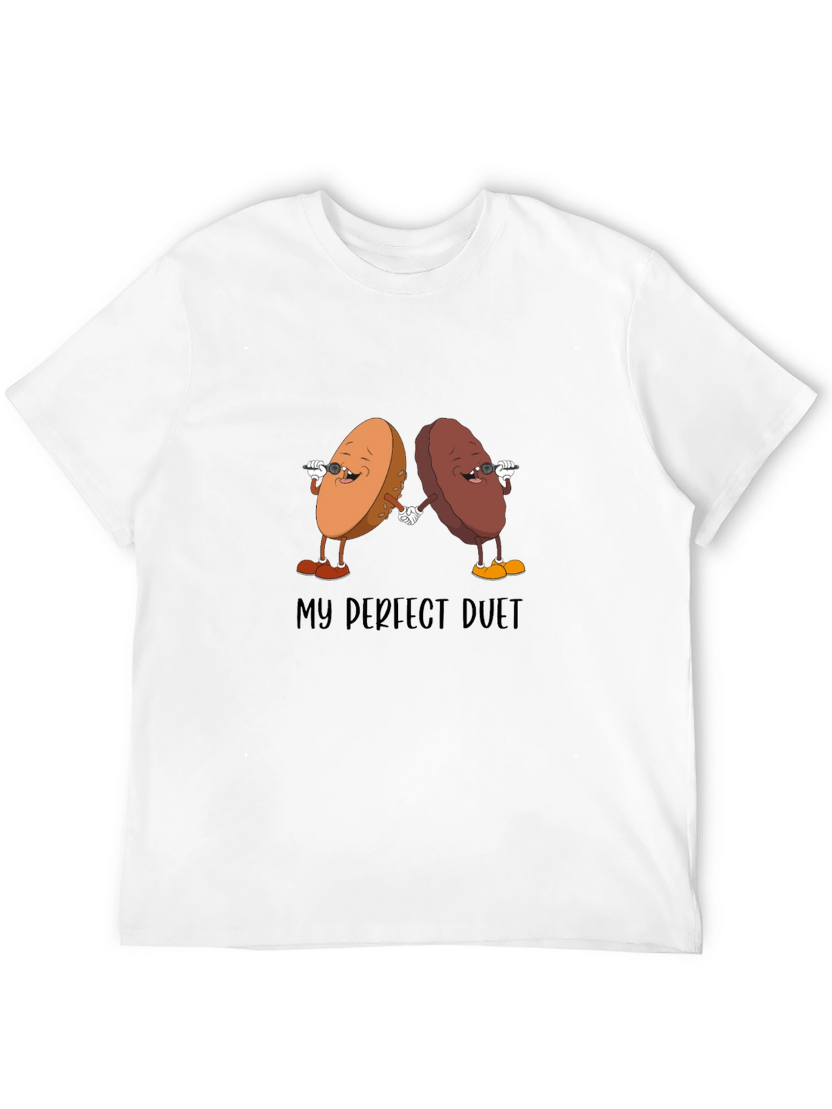Perfect Duet Graphic T-Shirt - Unique Design