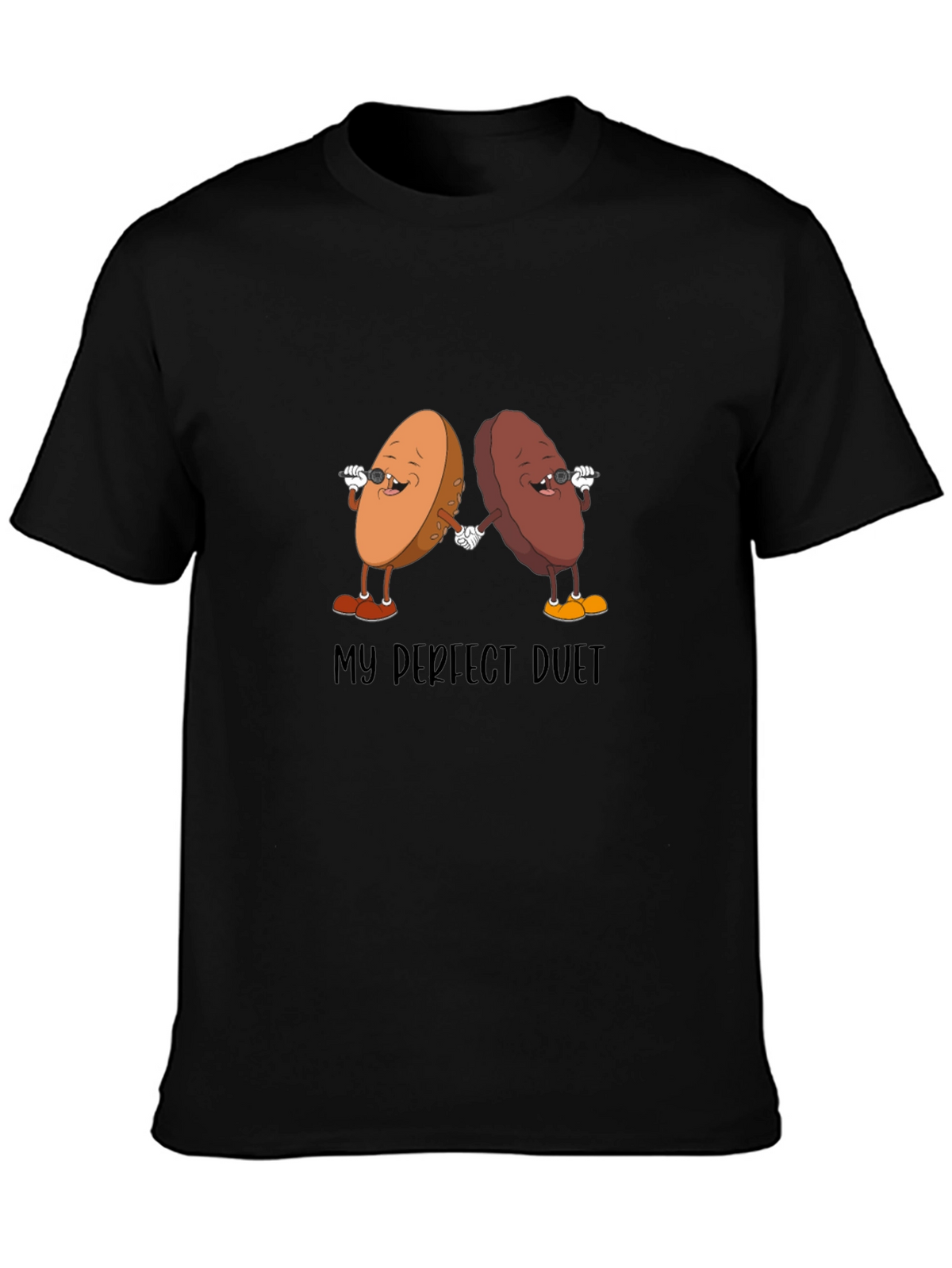 Perfect Duet Graphic T-Shirt - Unique Design