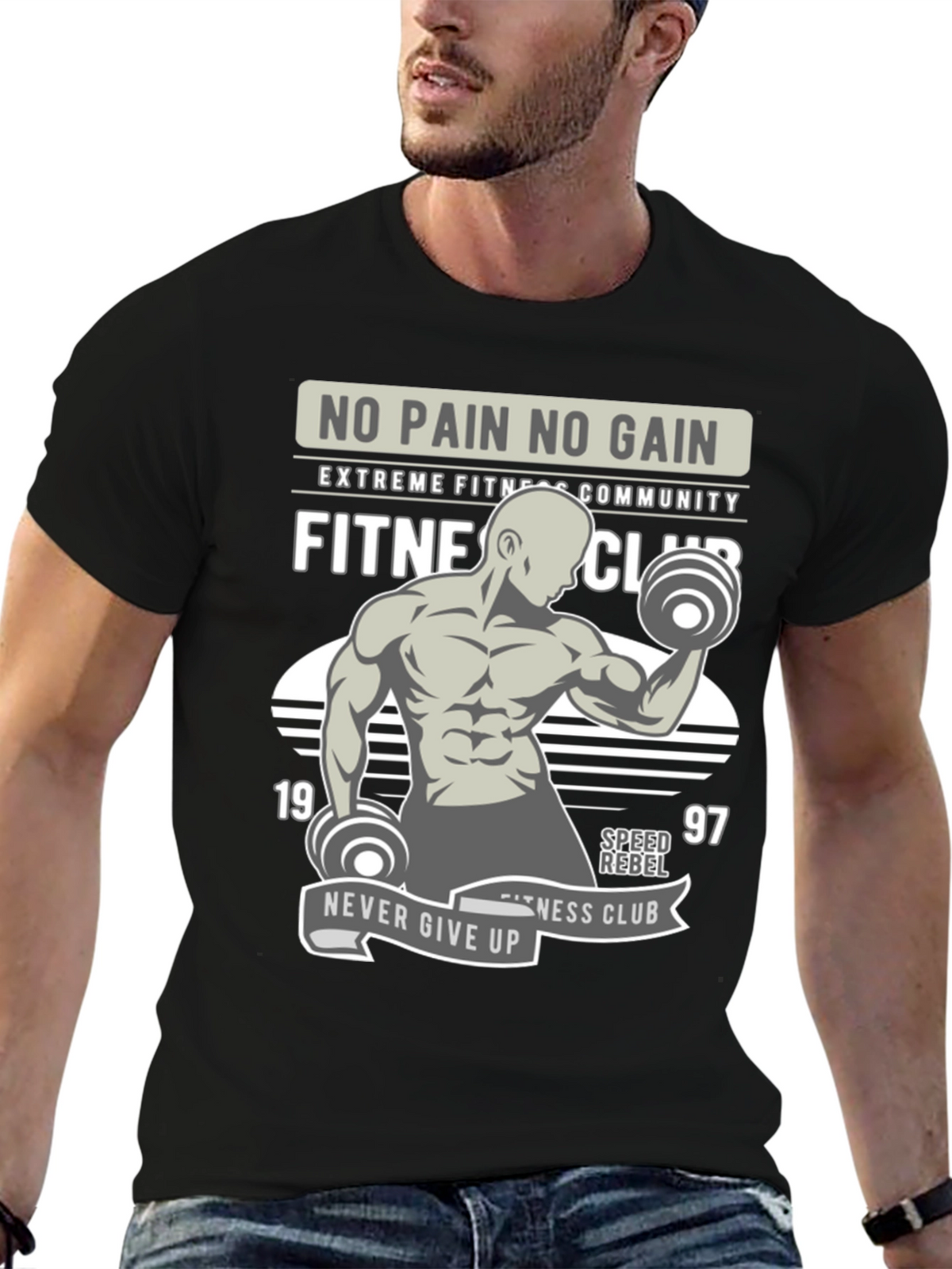 No Pain No Gain Fitness T-Shirt