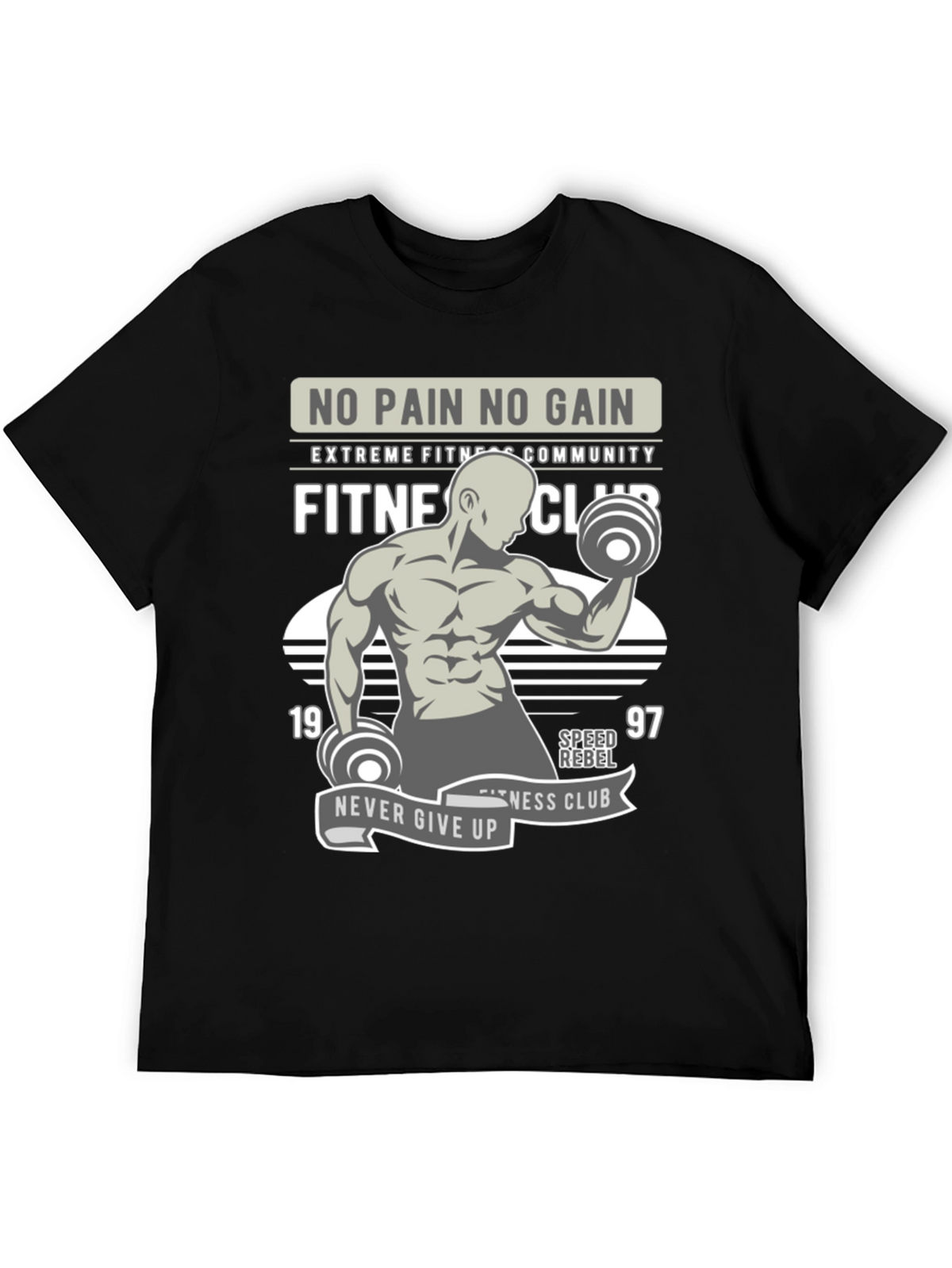 No Pain No Gain Fitness T-Shirt