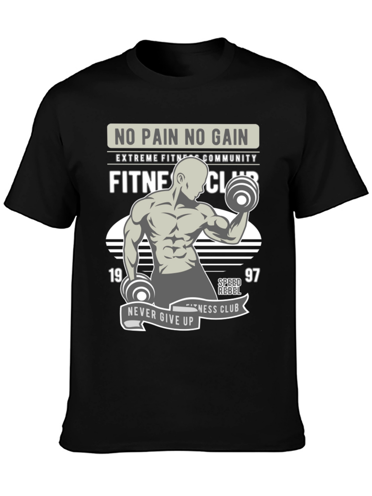 No Pain No Gain Fitness T-Shirt