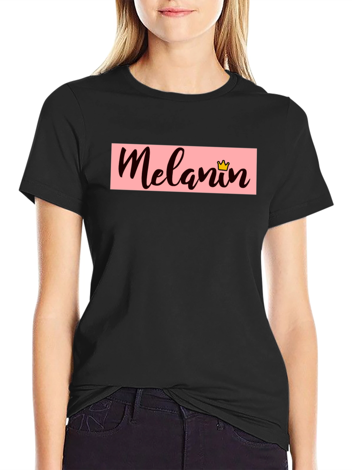 Melanin Queen T-Shirt Black Graphic Tee