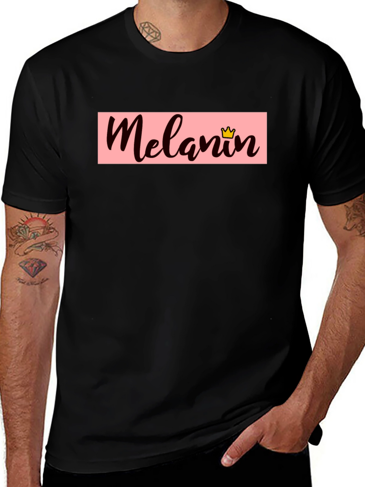 Melanin Queen T-Shirt Black Graphic Tee