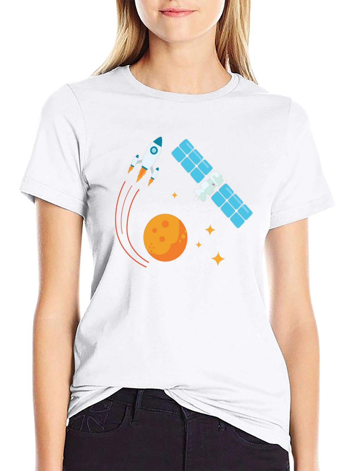 Space Adventure Black T-Shirt