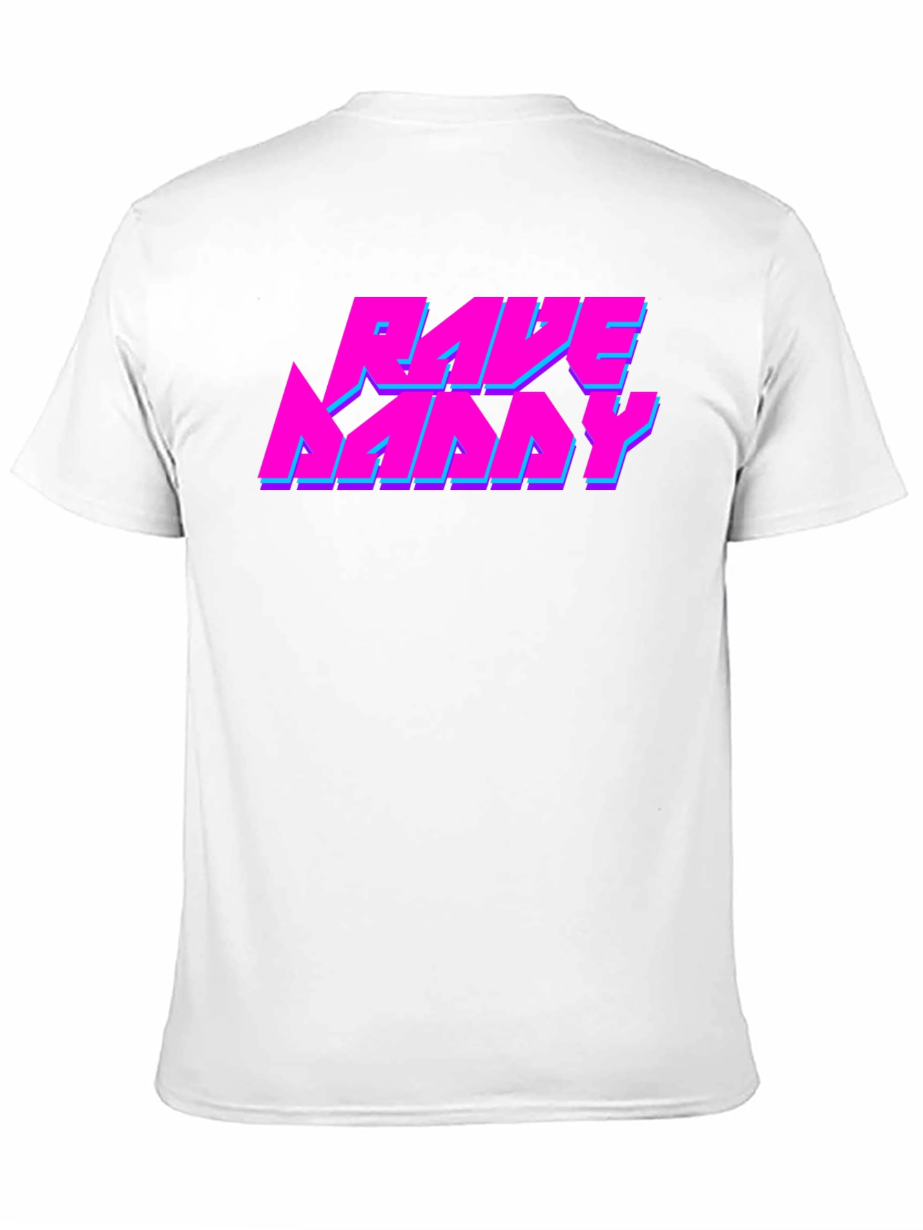 Rave Nanny Black T-Shirt - Neon Graphic Design