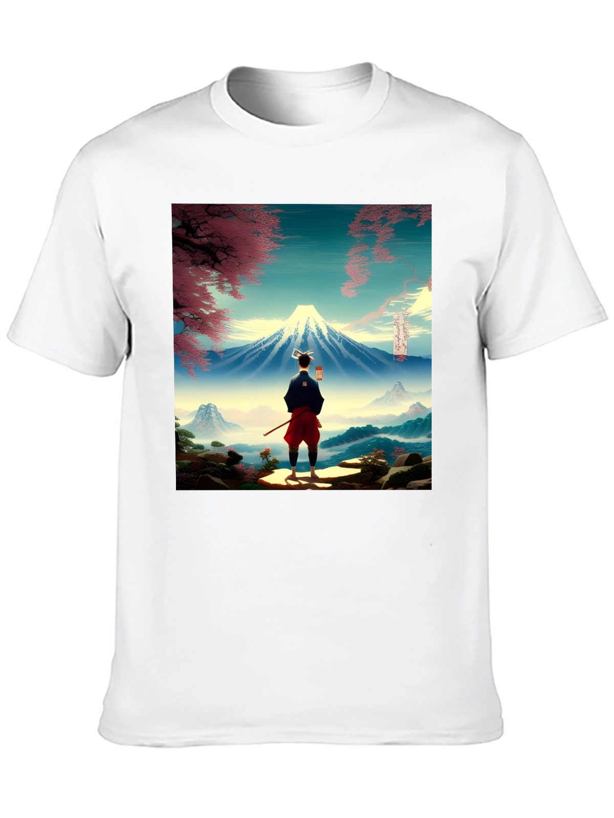 Mount Fuji Ukiyo-e Style Graphic Tee