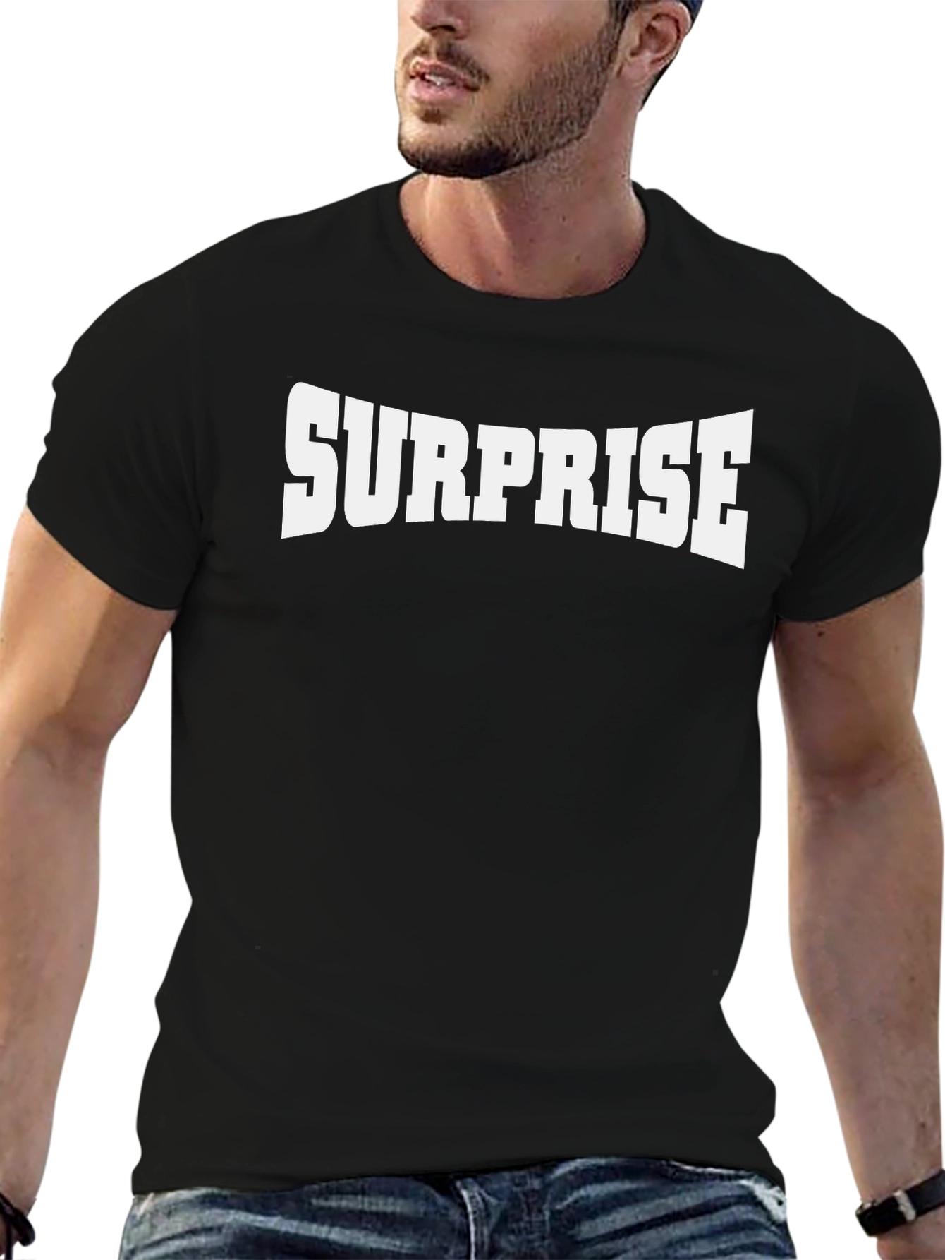 Surprise Graphic Tee - Bold Statement T-Shirt