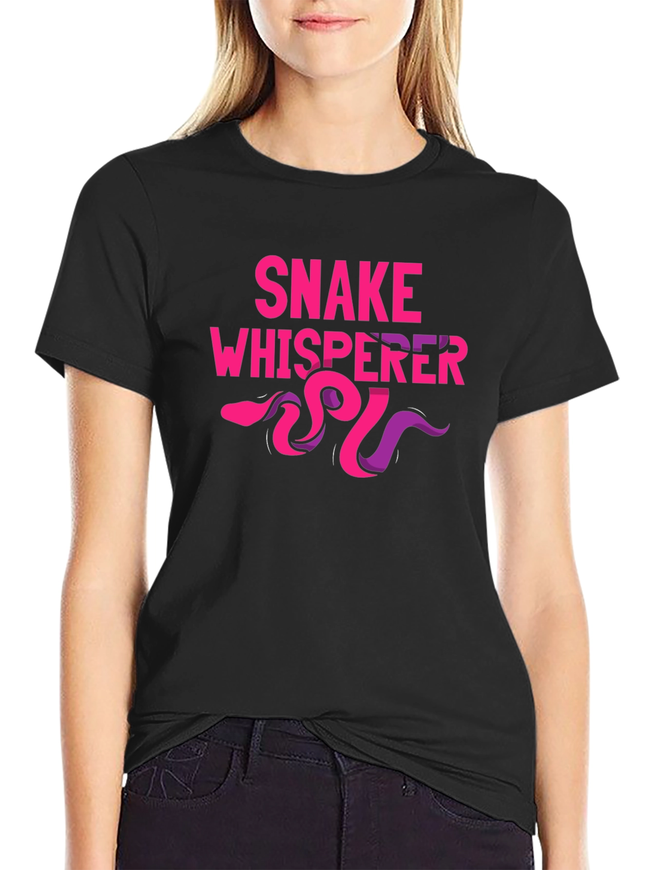 Snake Whisperer Graphic Tee - Cool Novelty Shirt