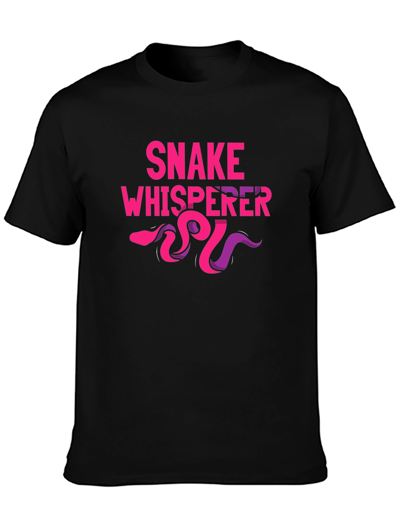 Snake Whisperer Graphic Tee - Cool Novelty Shirt