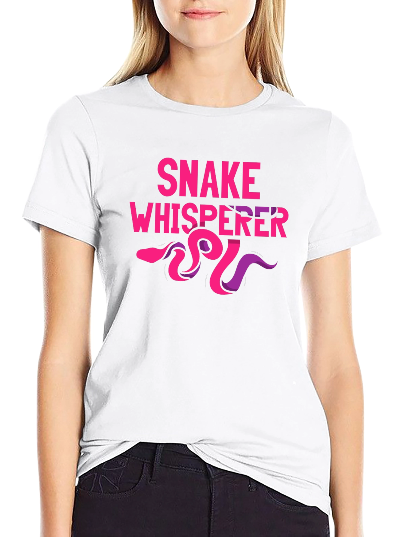 Snake Whisperer Graphic Tee - Cool Novelty Shirt