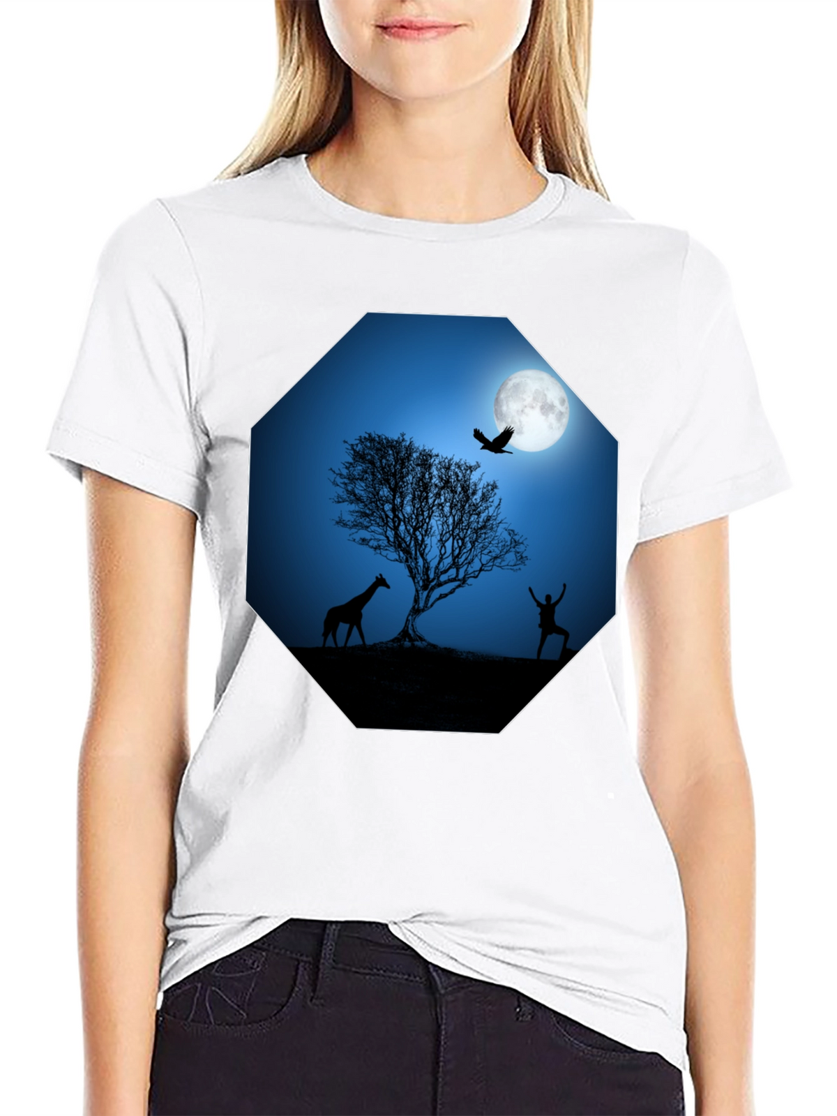 Moonlit Silhouette Tee