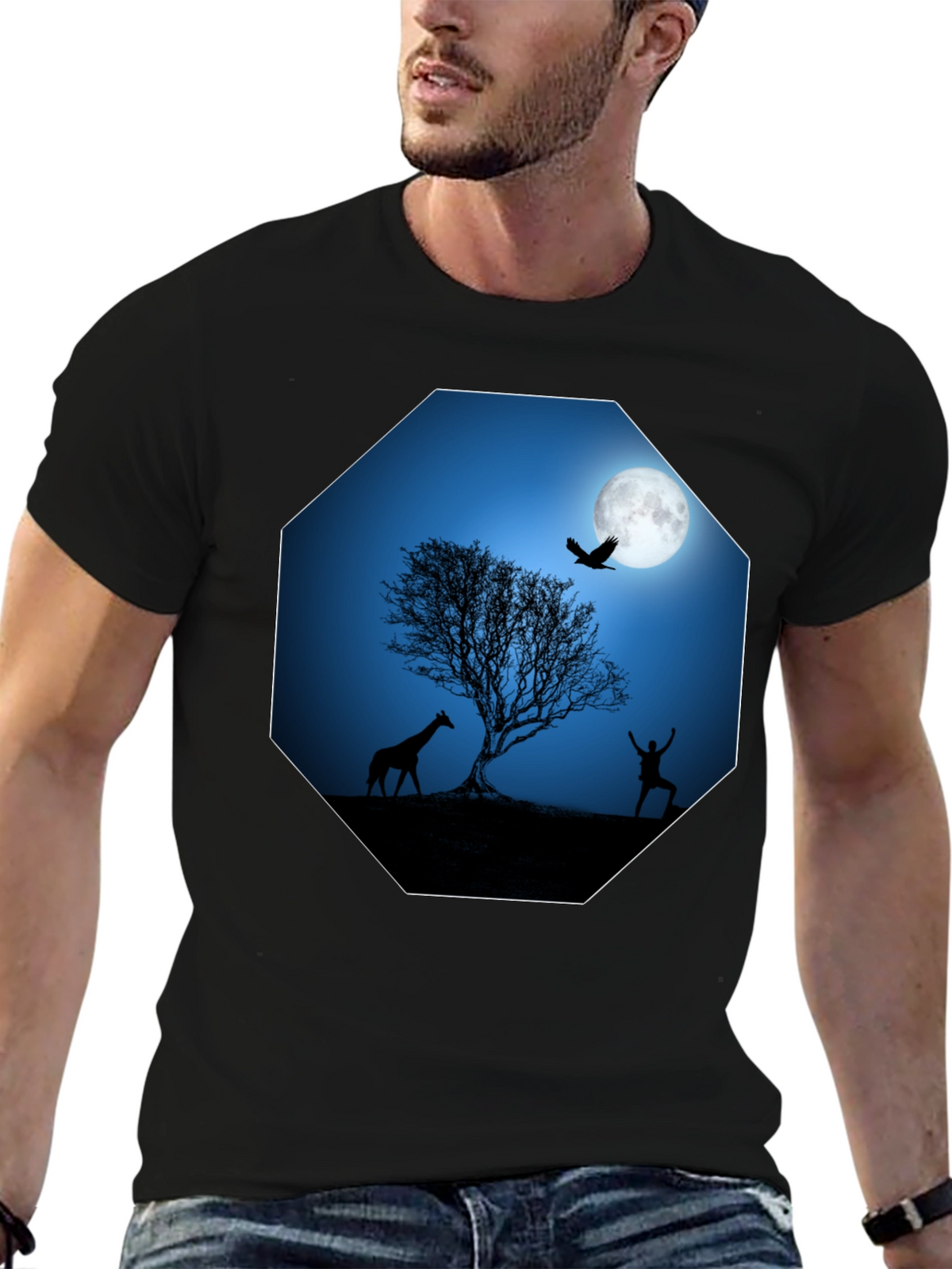 Moonlit Silhouette Tee