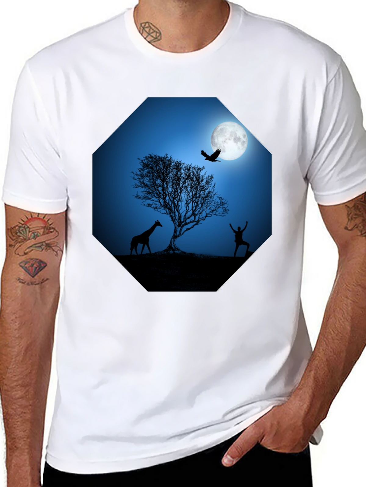 Moonlit Silhouette Tee