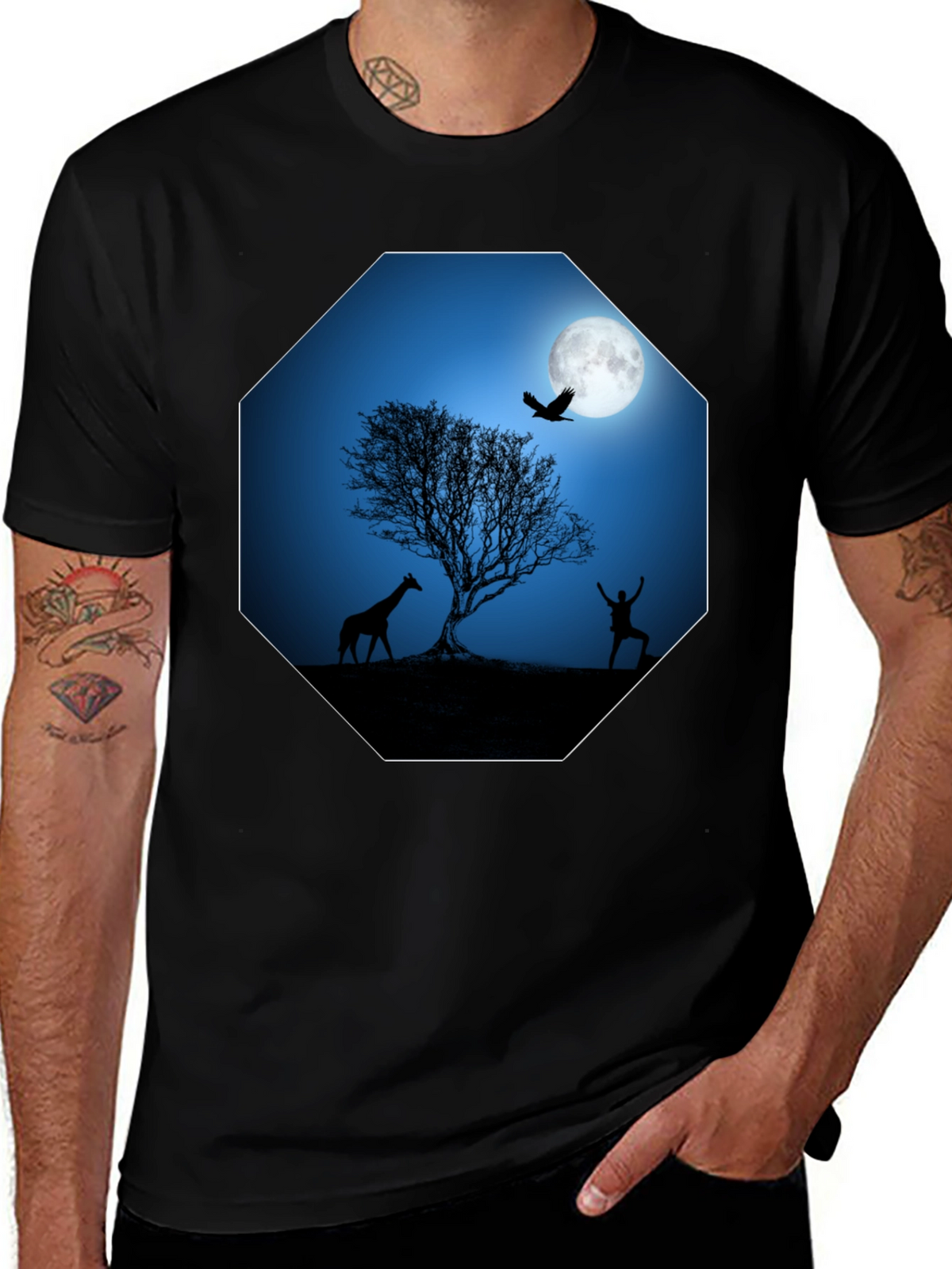 Moonlit Silhouette Tee