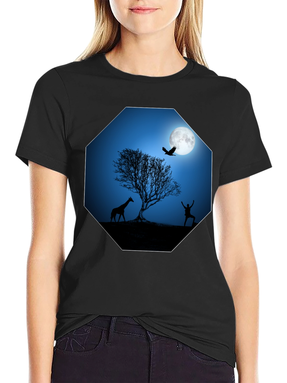 Moonlit Silhouette Tee