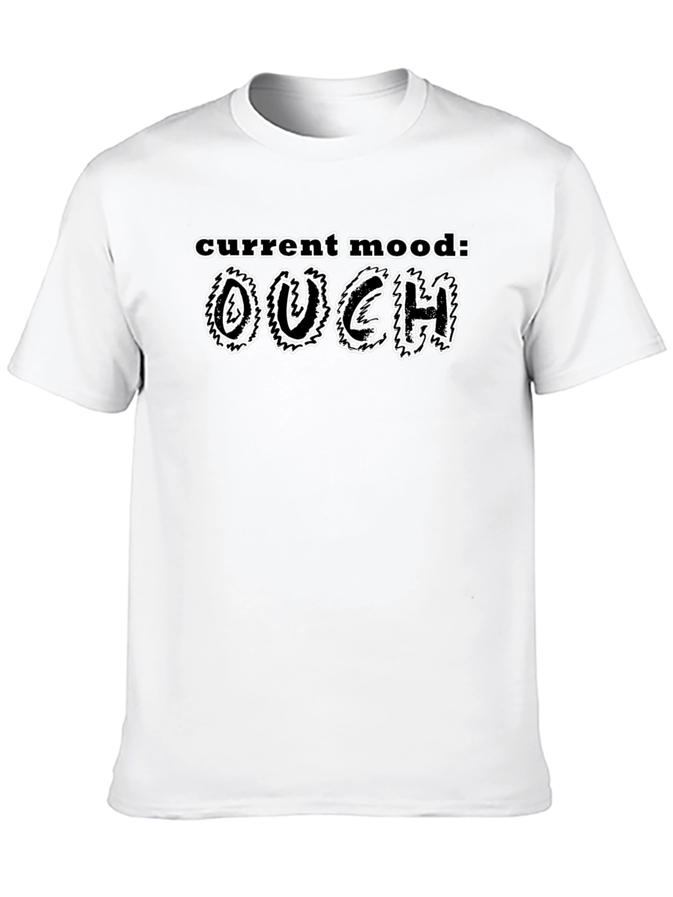 Current Mood: OUCH! Novelty Graphic T-Shirt