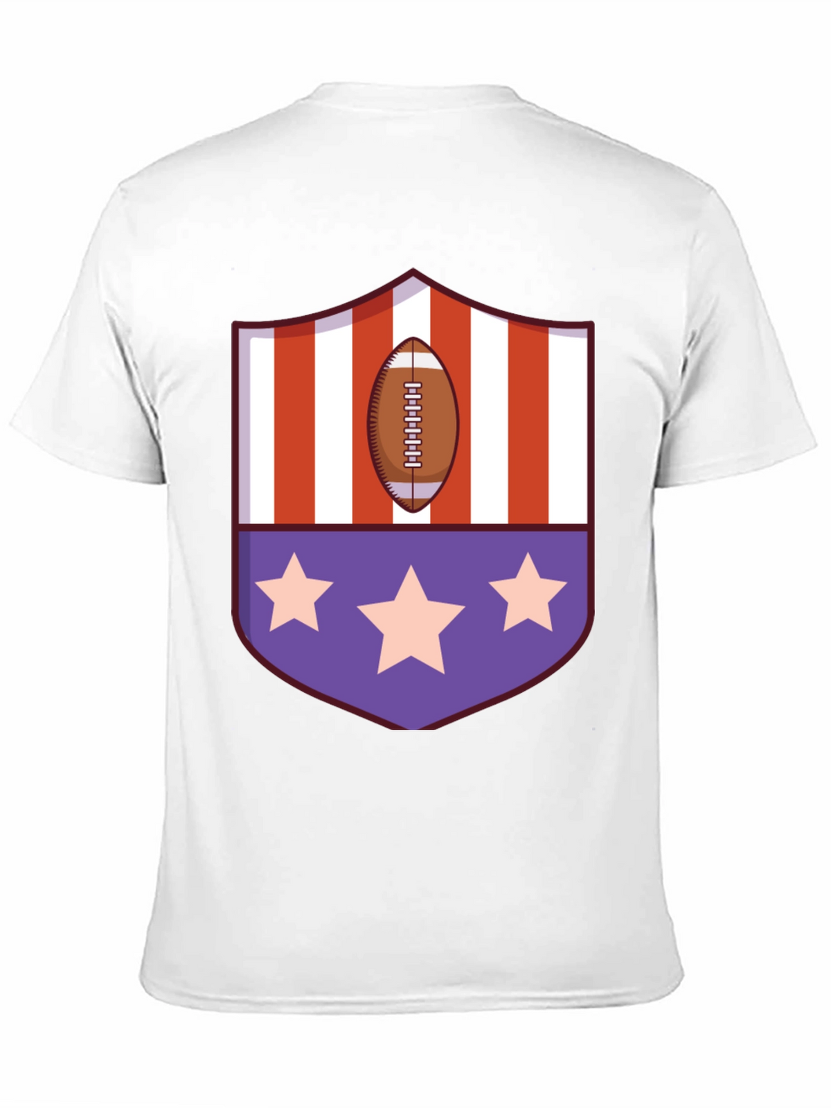 Patriotic Football Shield T-Shirt
