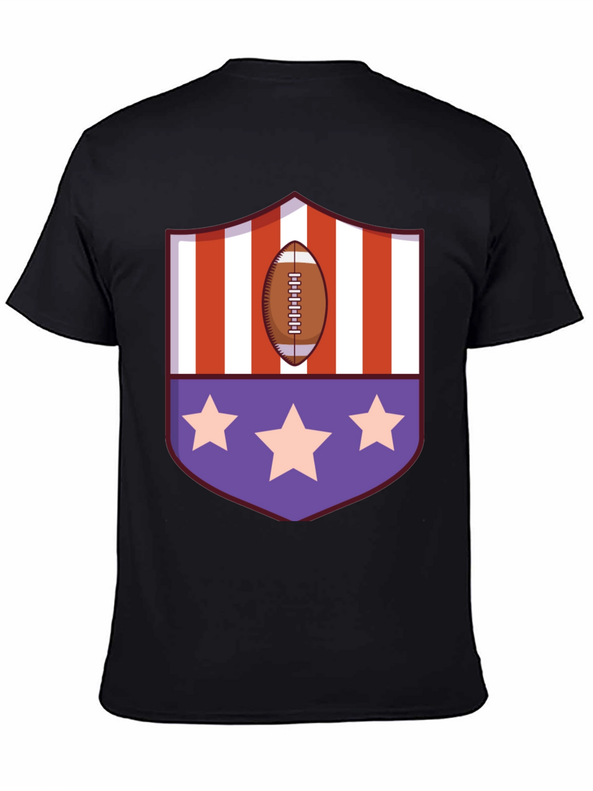Patriotic Football Shield T-Shirt